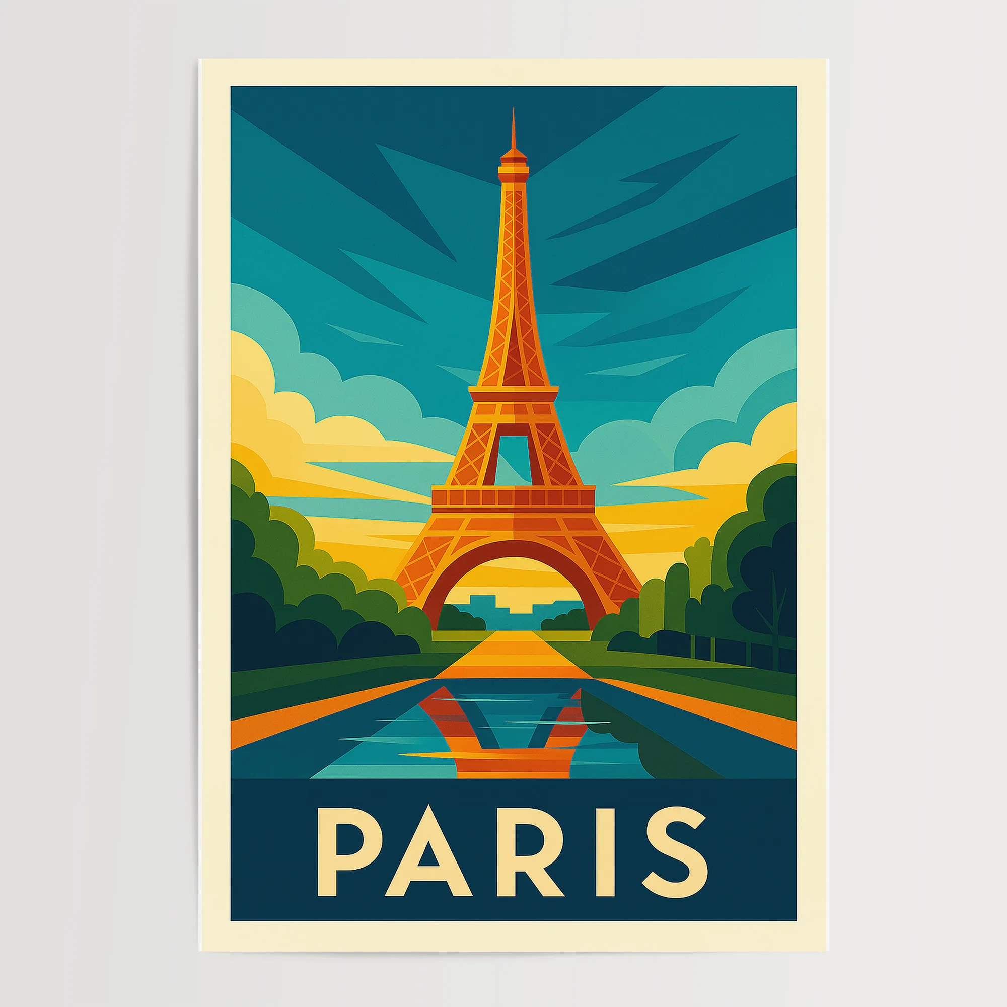 Paris graphic print