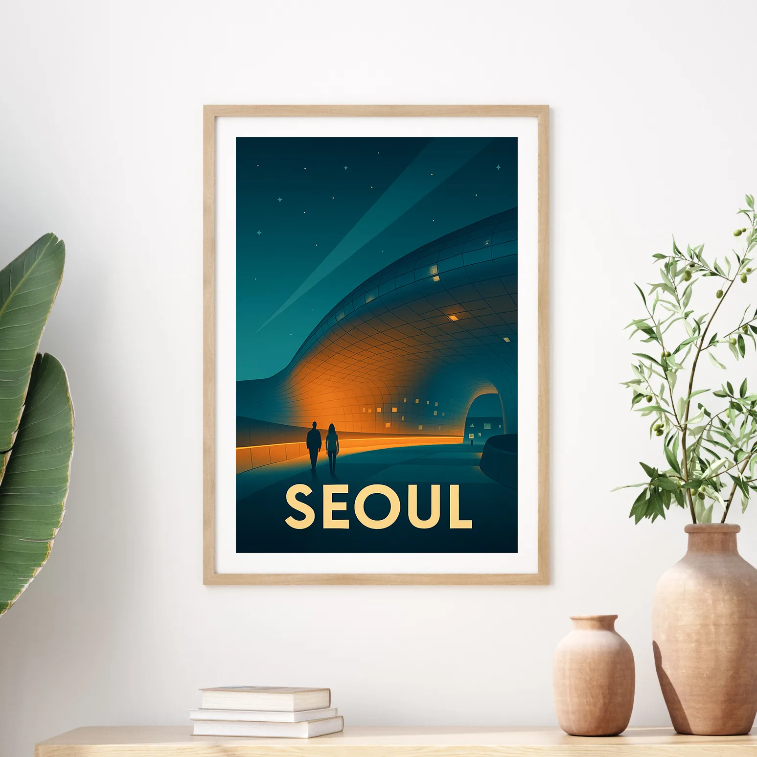 Seoul graphic print