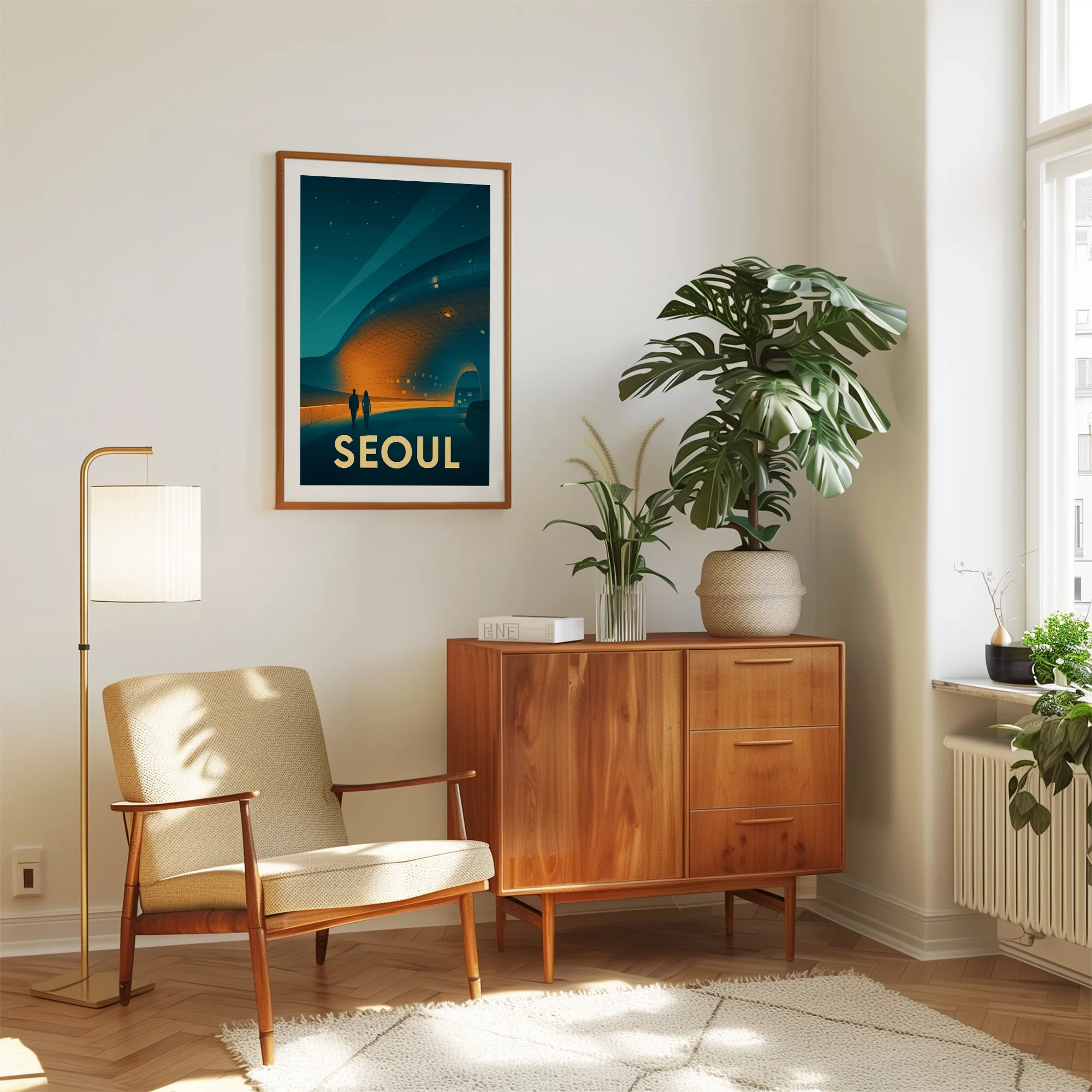 Seoul graphic print