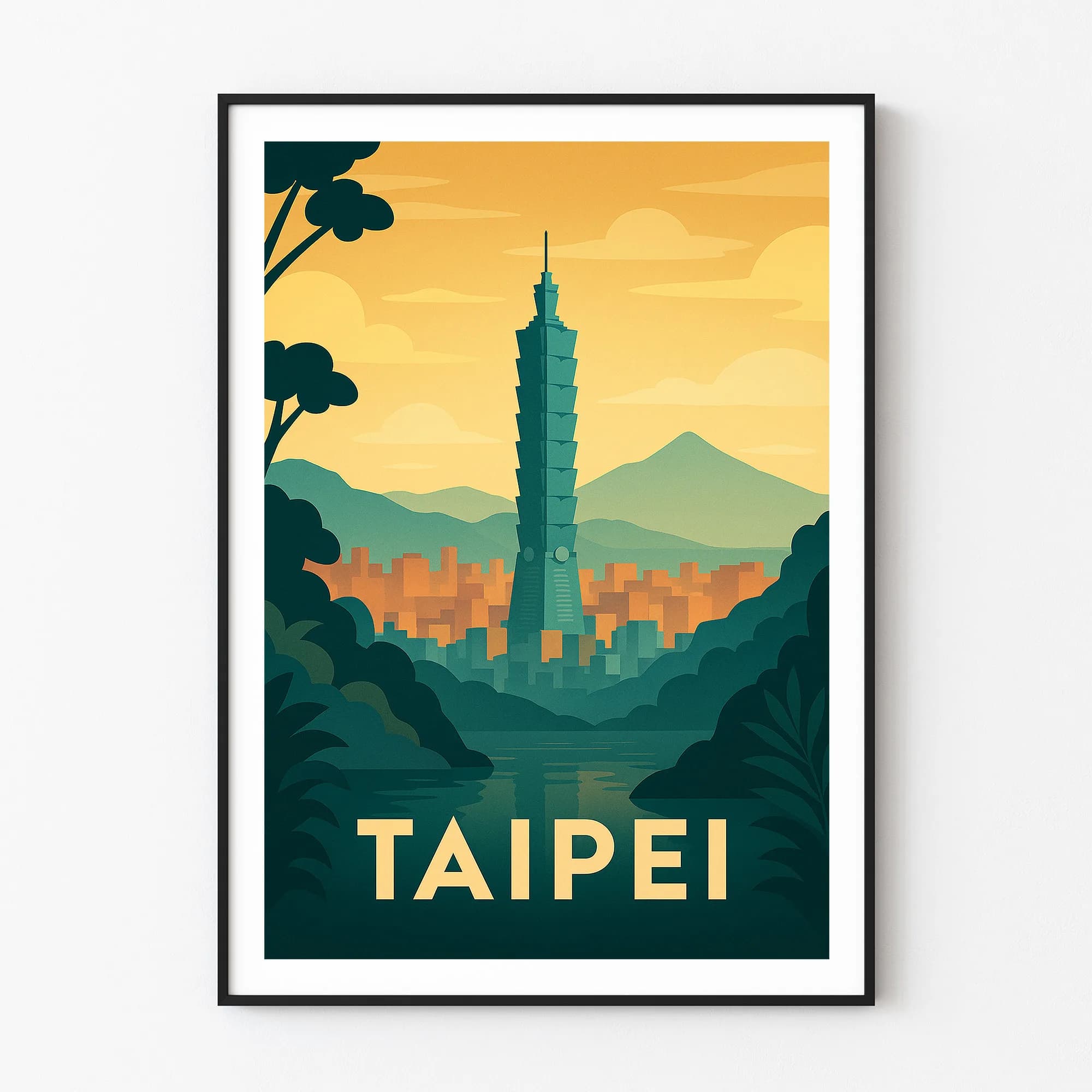 Taipei graphic print
