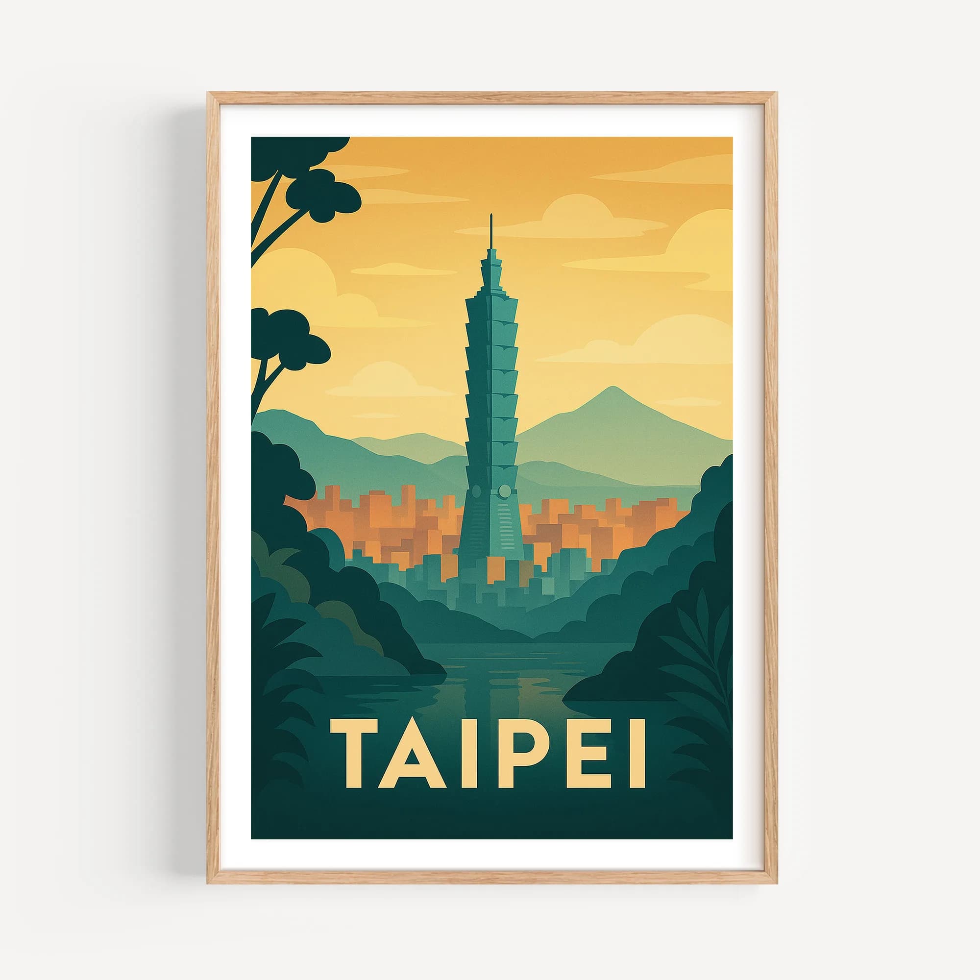 Taipei graphic print