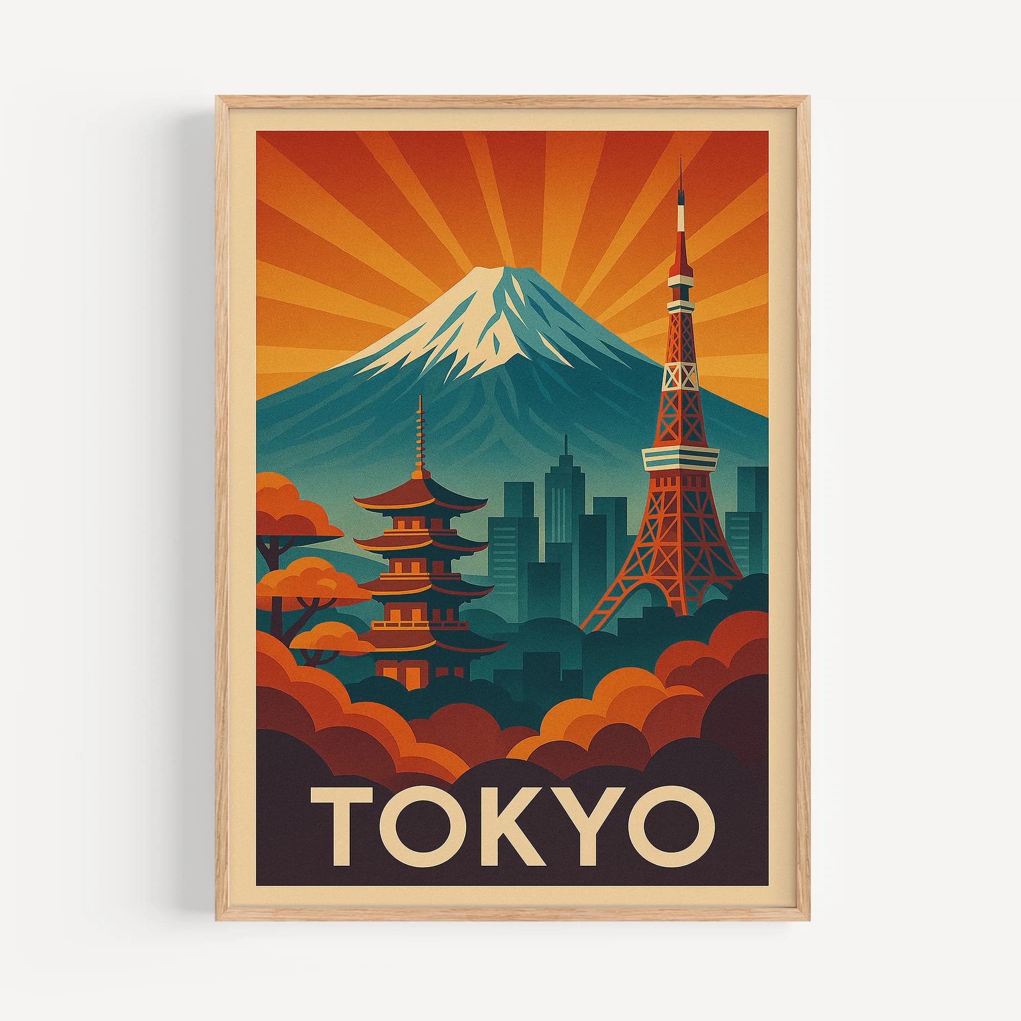 Tokyo graphic print