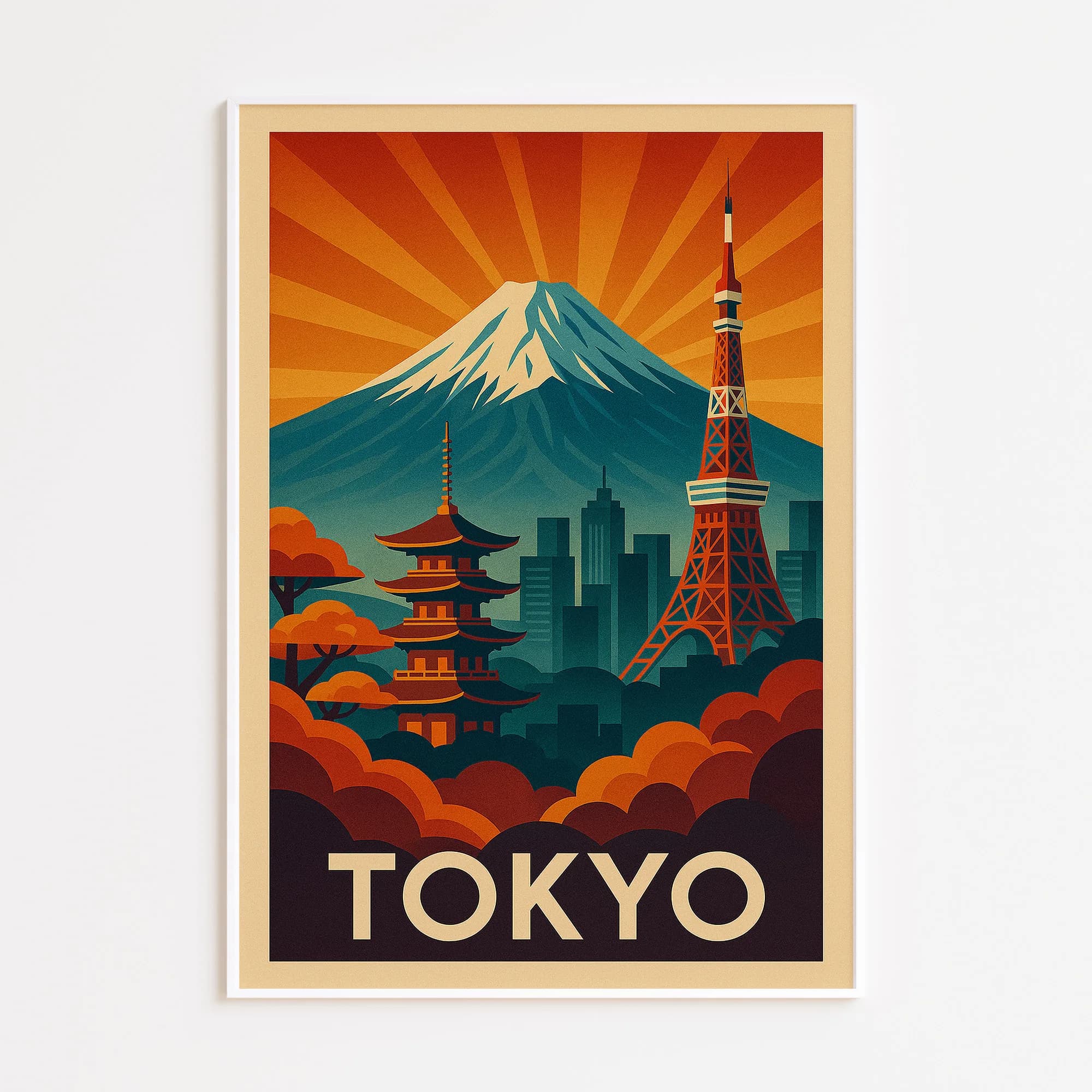 Tokyo graphic print