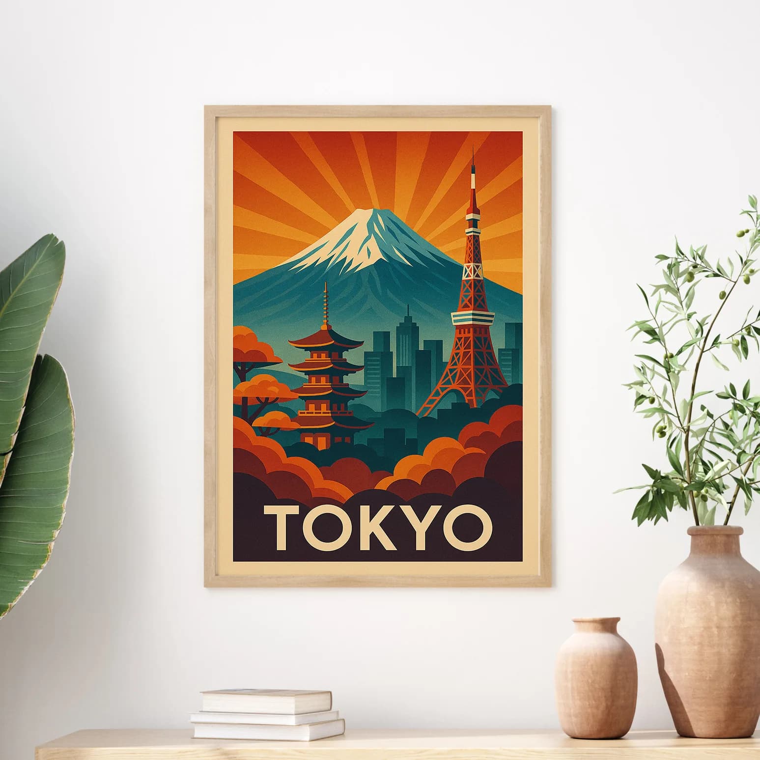 Tokyo graphic print