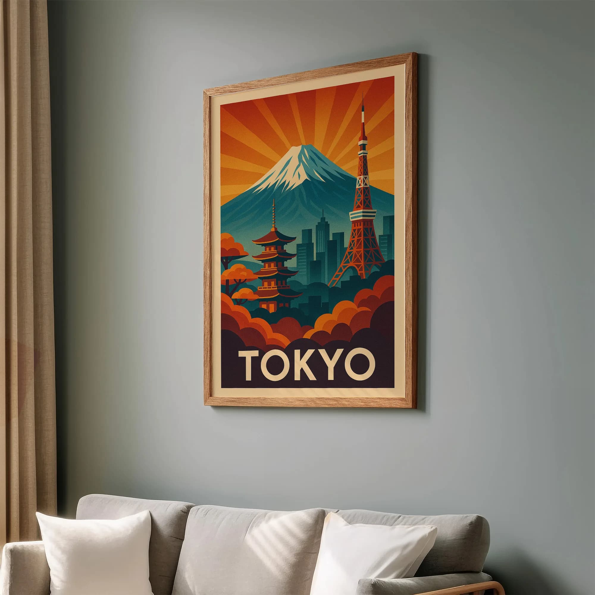 Tokyo graphic print