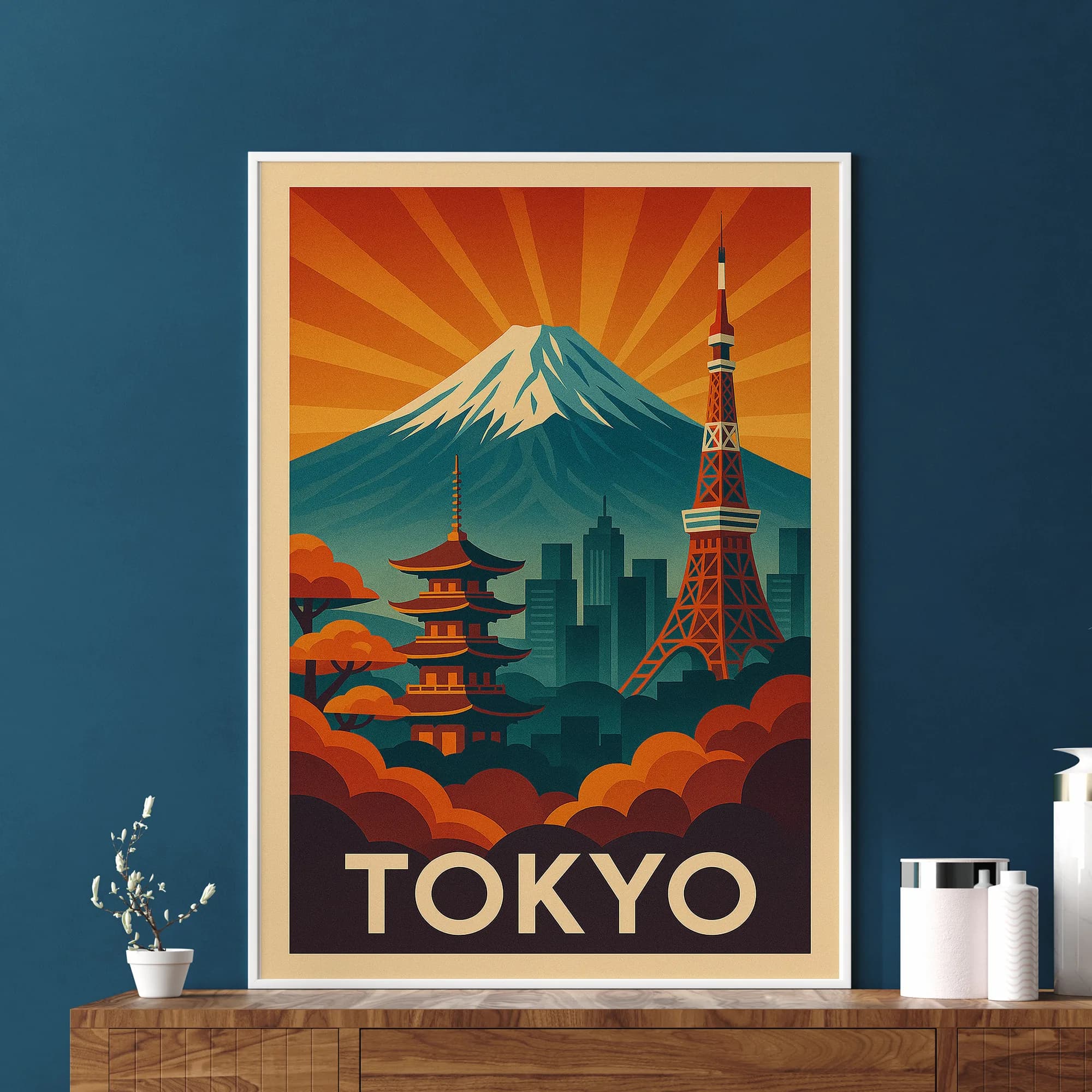 Tokyo graphic print