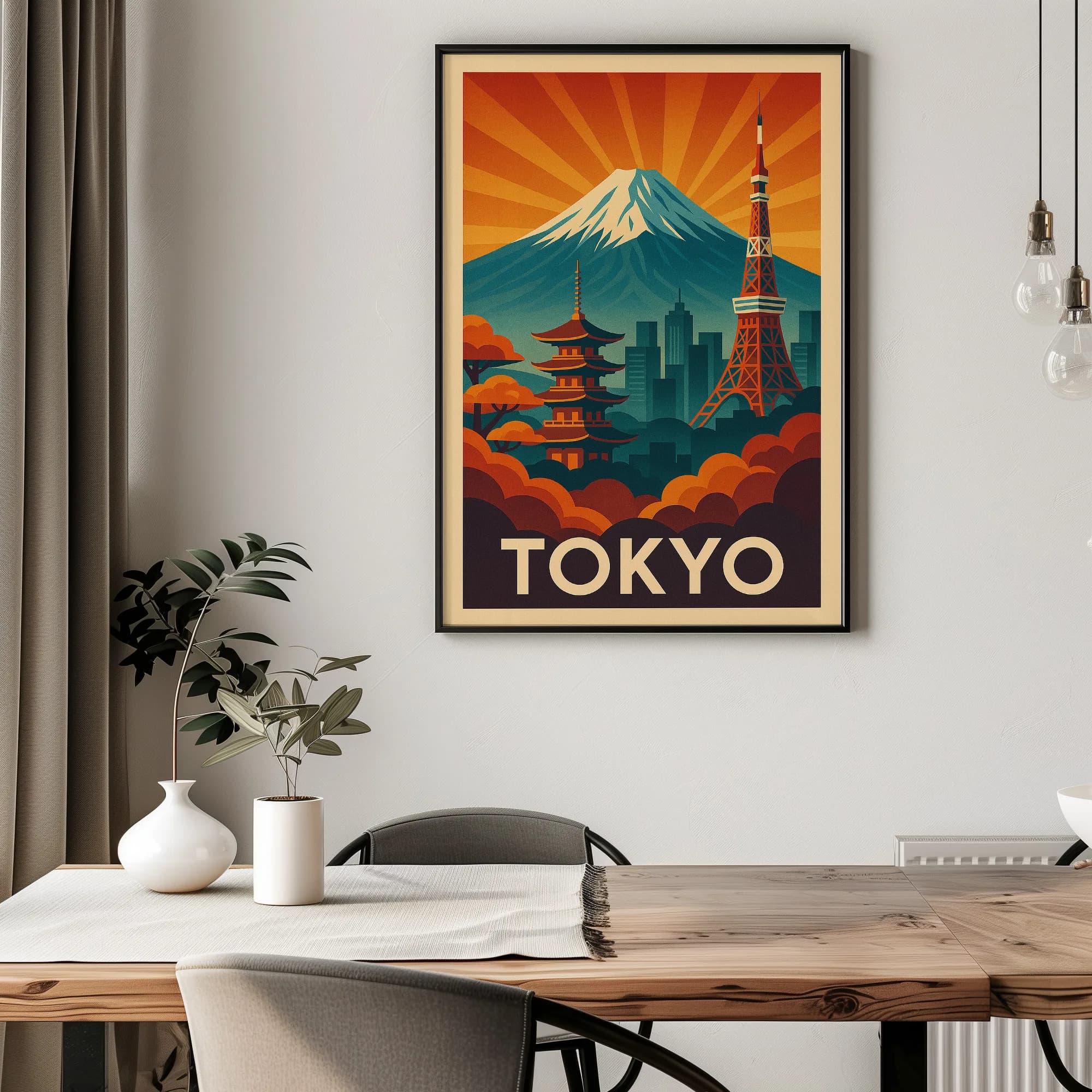 Tokyo graphic print