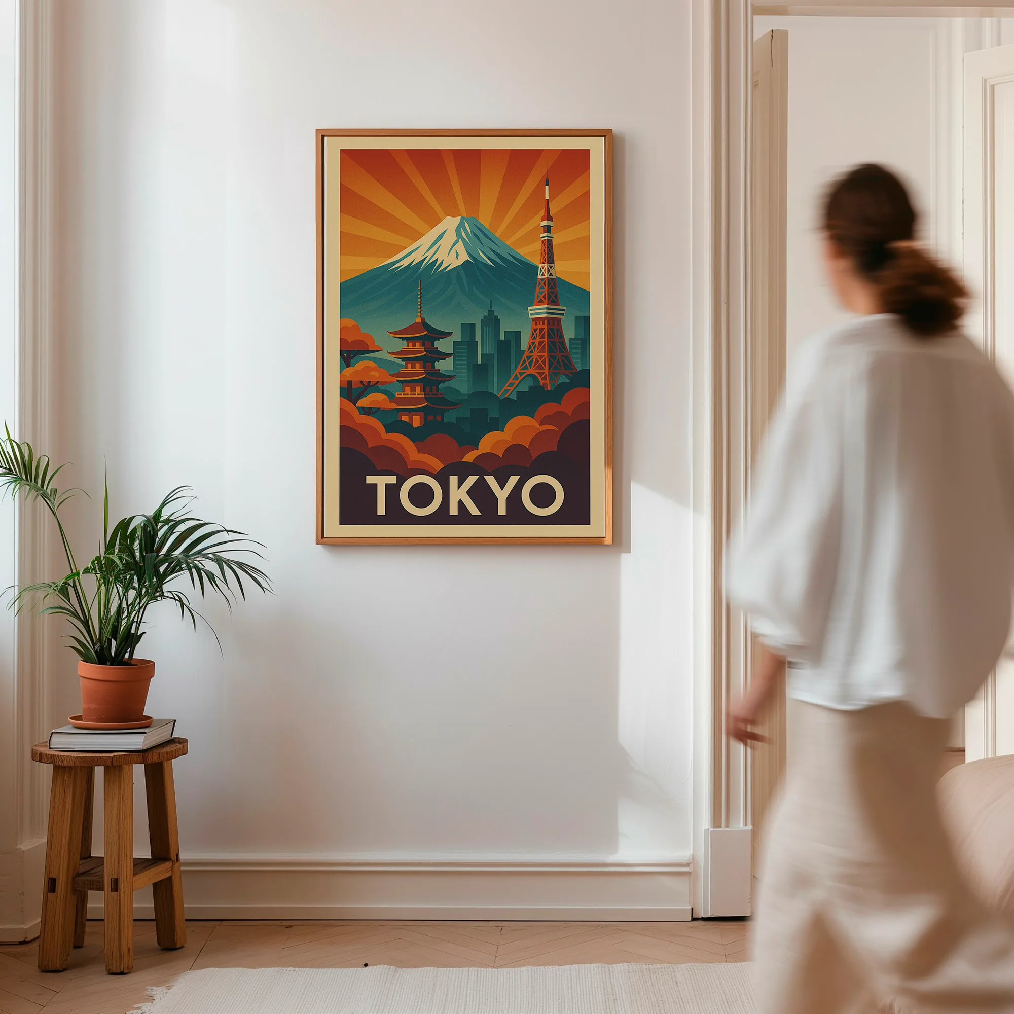 Tokyo graphic print