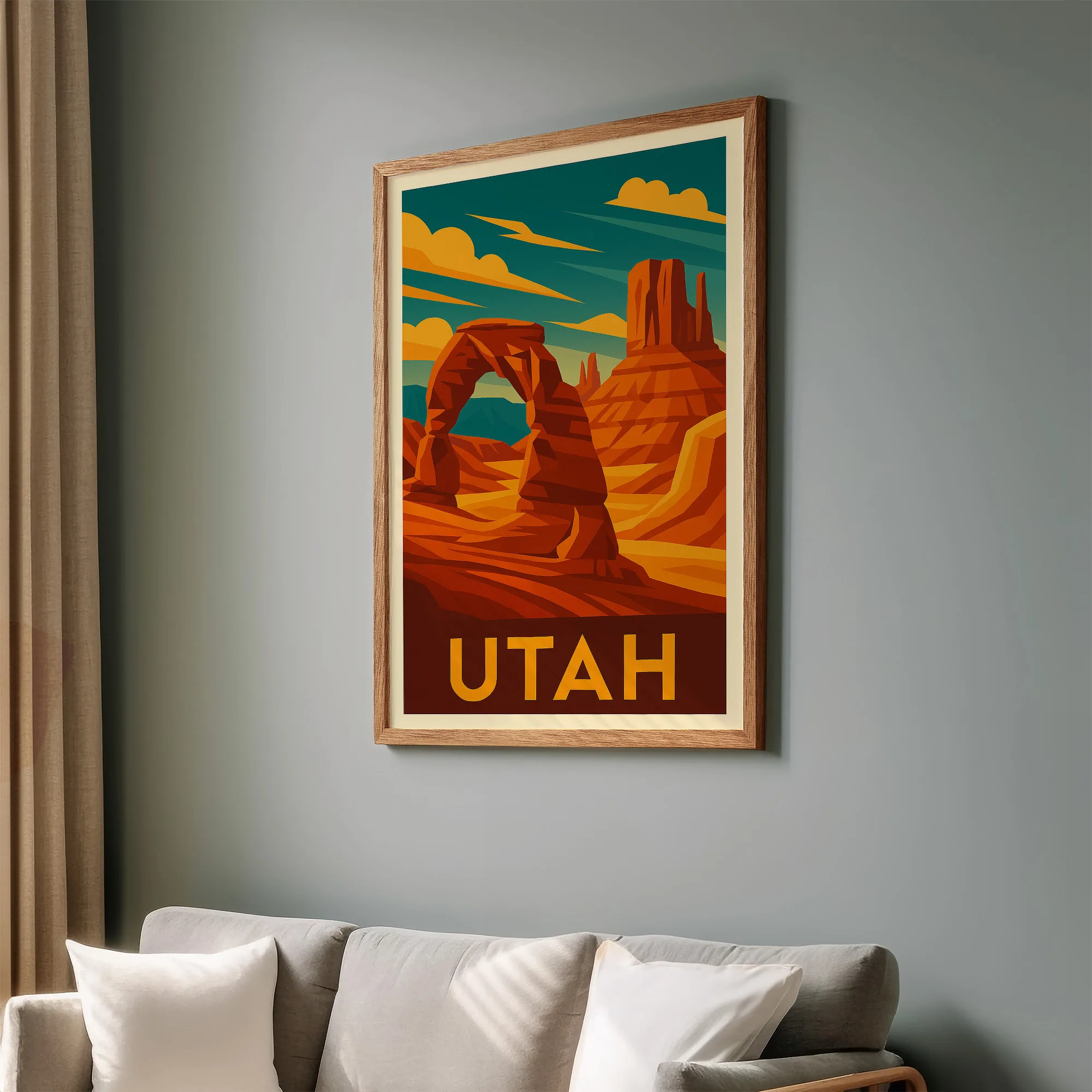 Utah graphic print