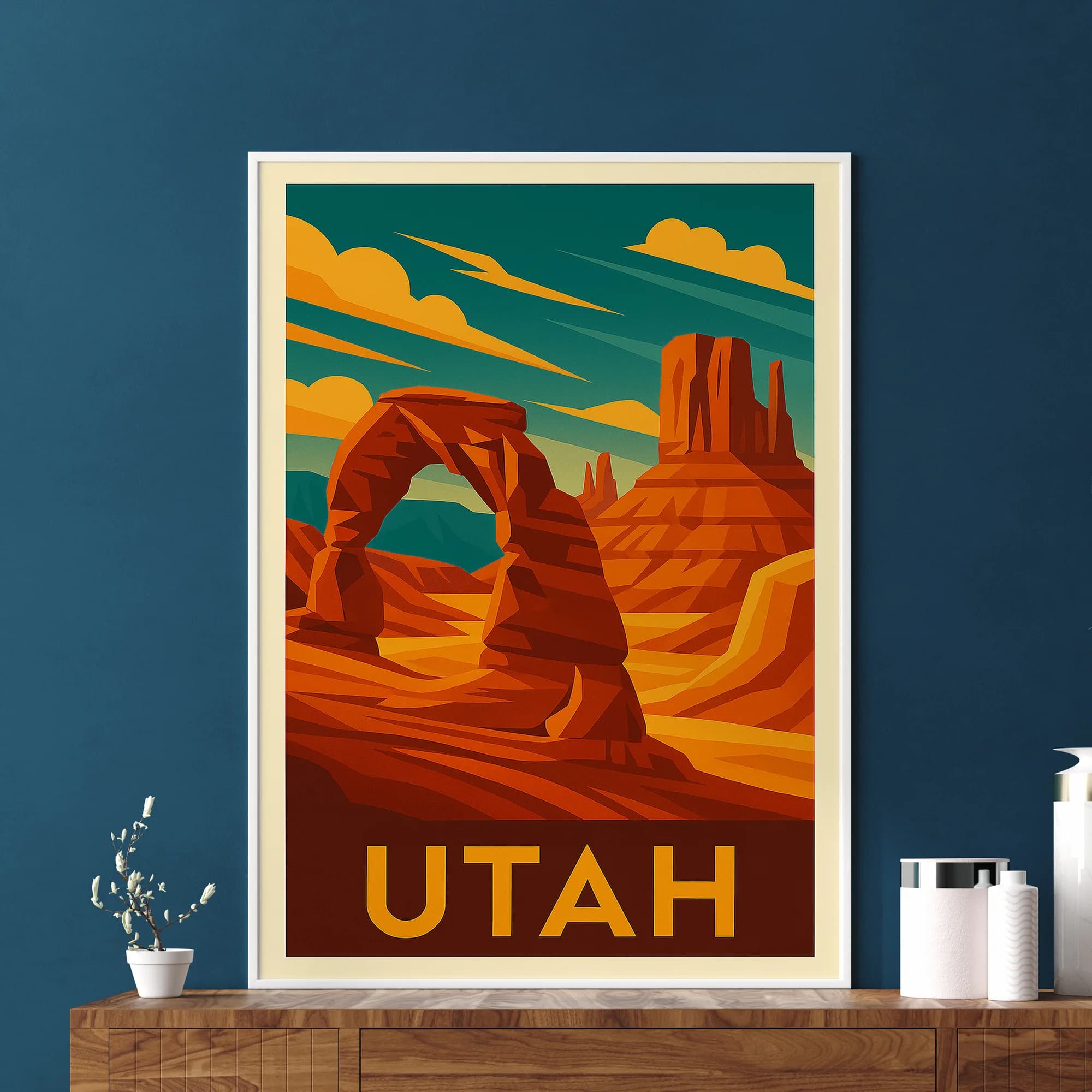 Utah graphic print