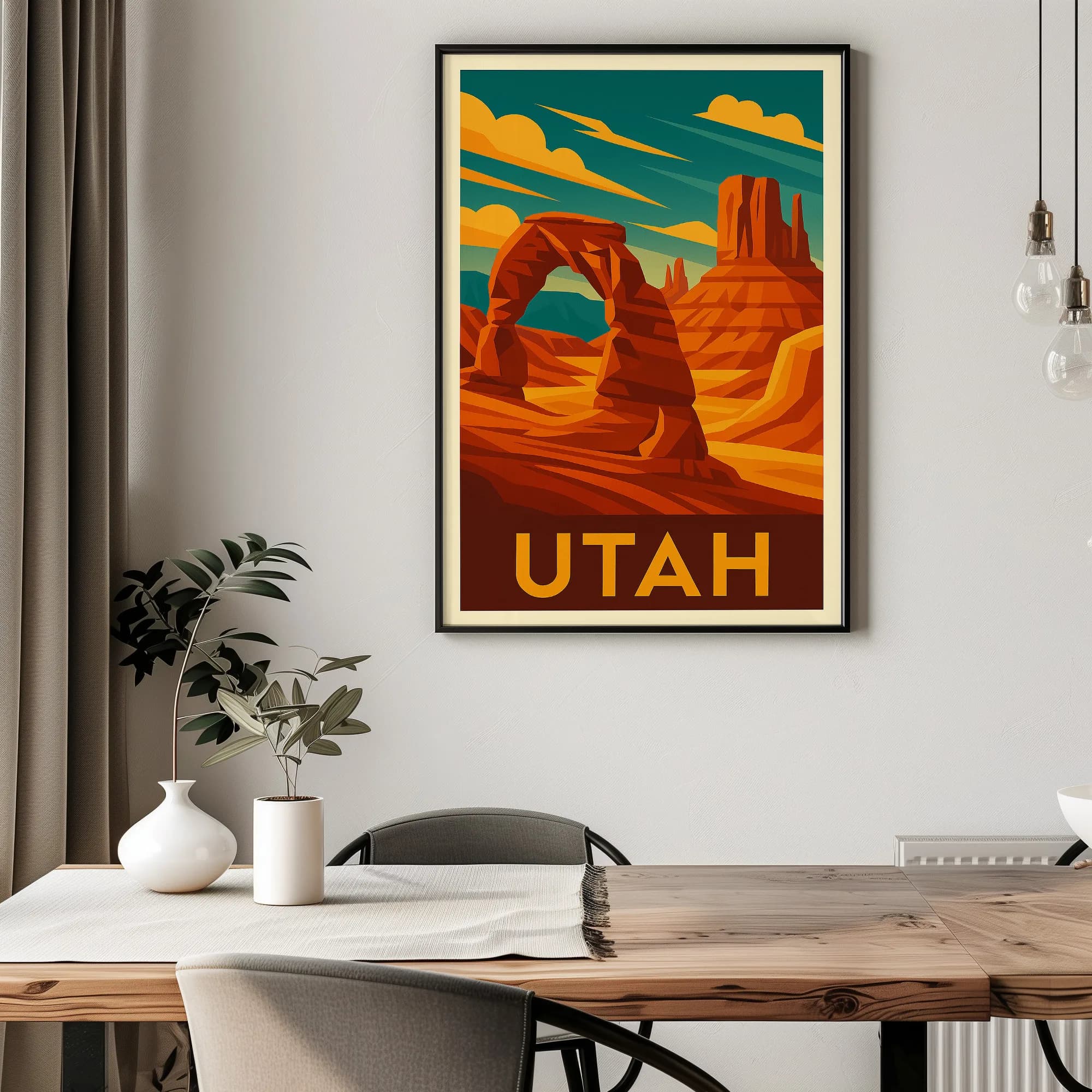 Utah graphic print