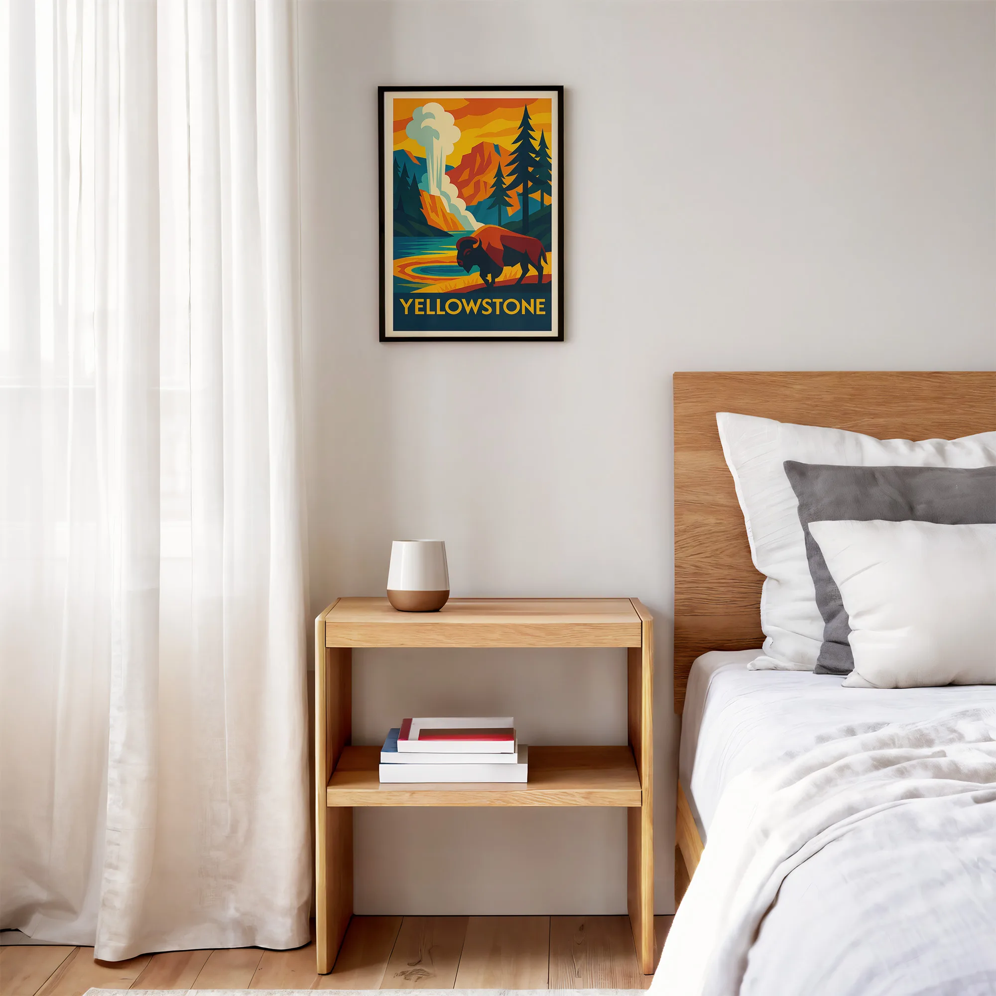 Yellowstone graphic print