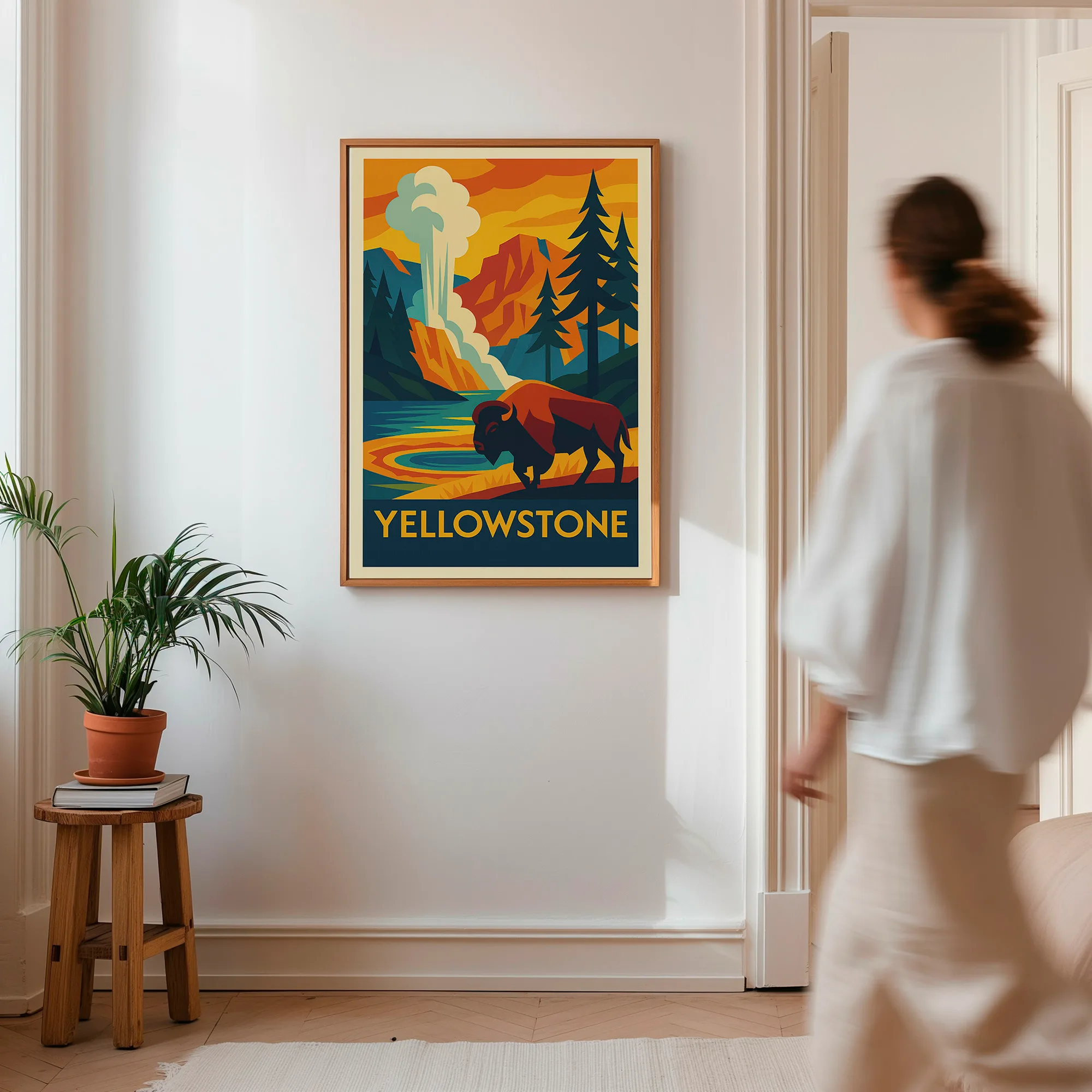 Yellowstone graphic print