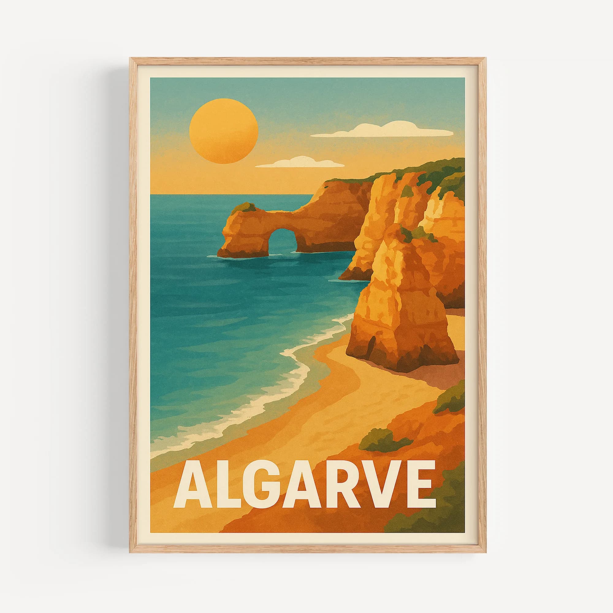 Algarve graphic print
