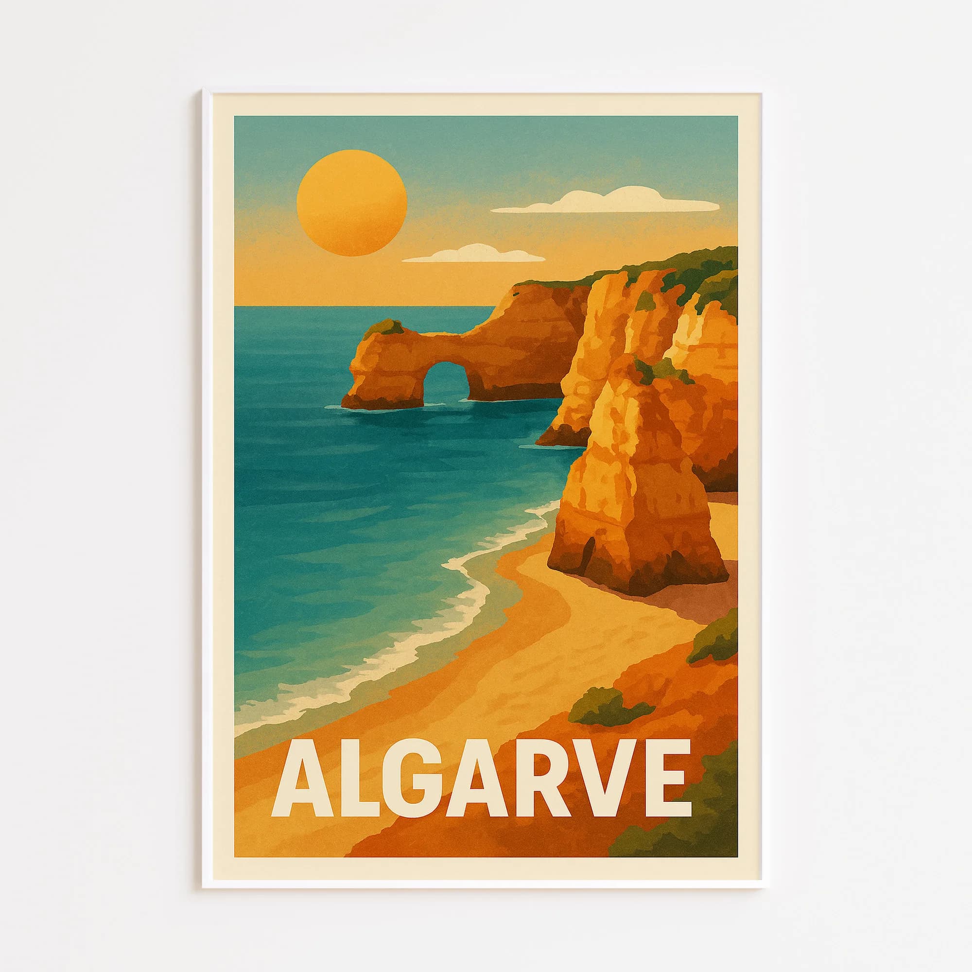 Algarve graphic print