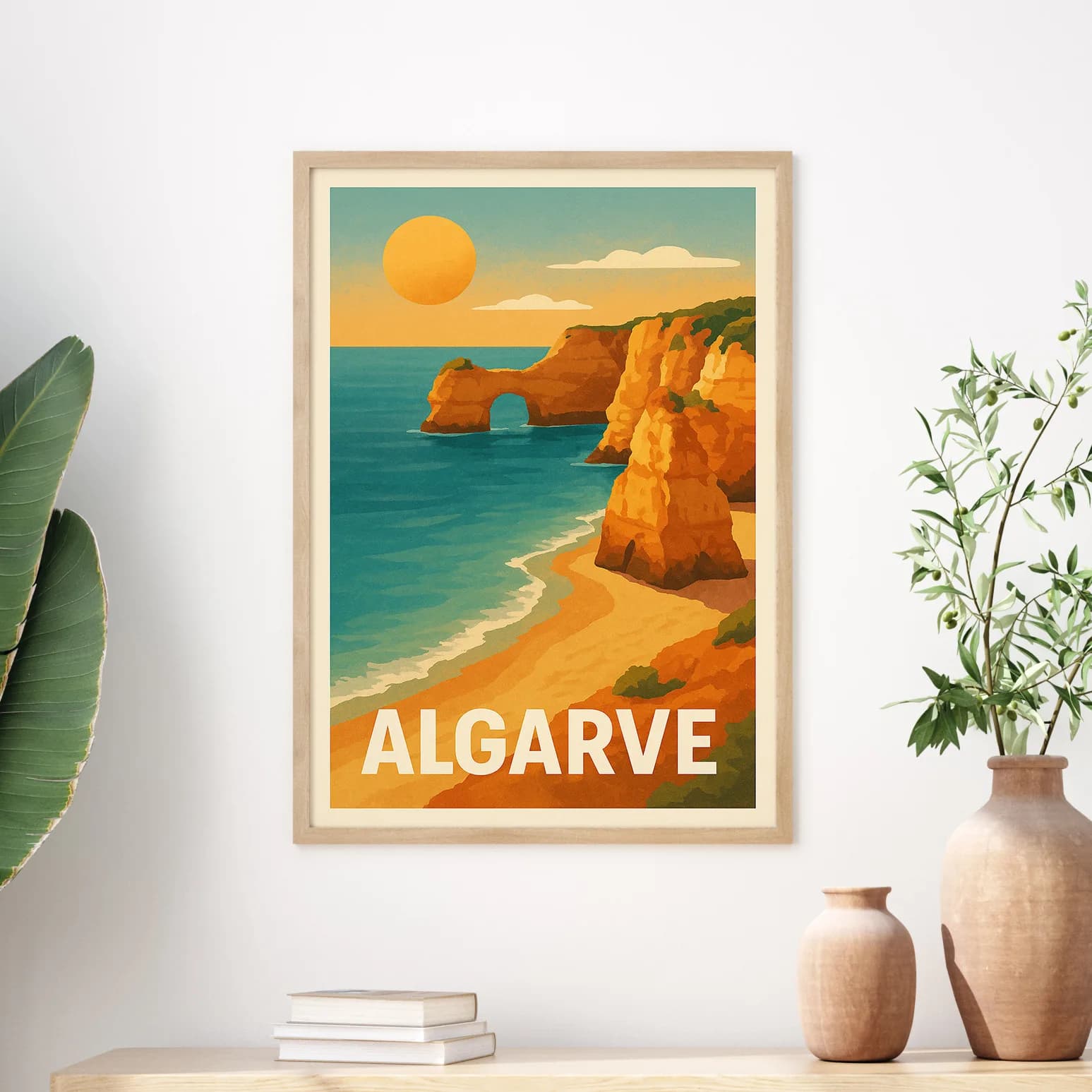 Algarve graphic print