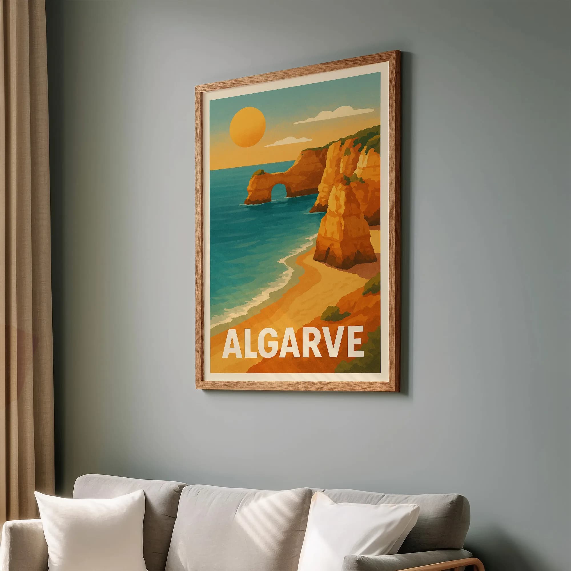 Algarve graphic print