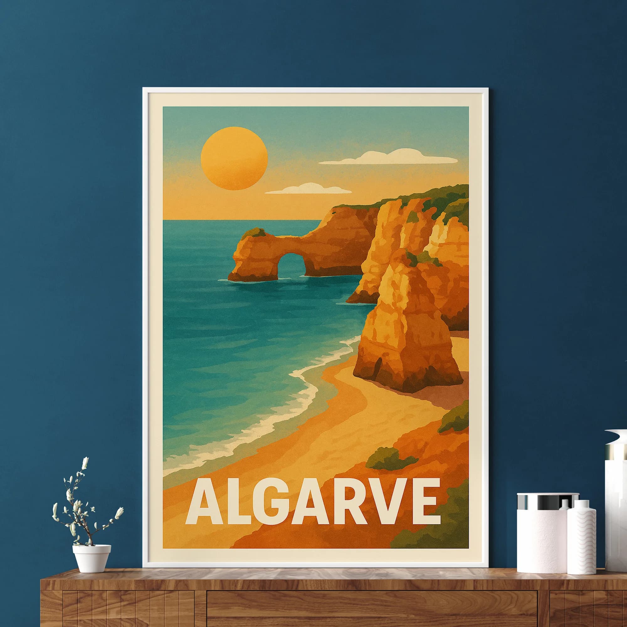 Algarve graphic print