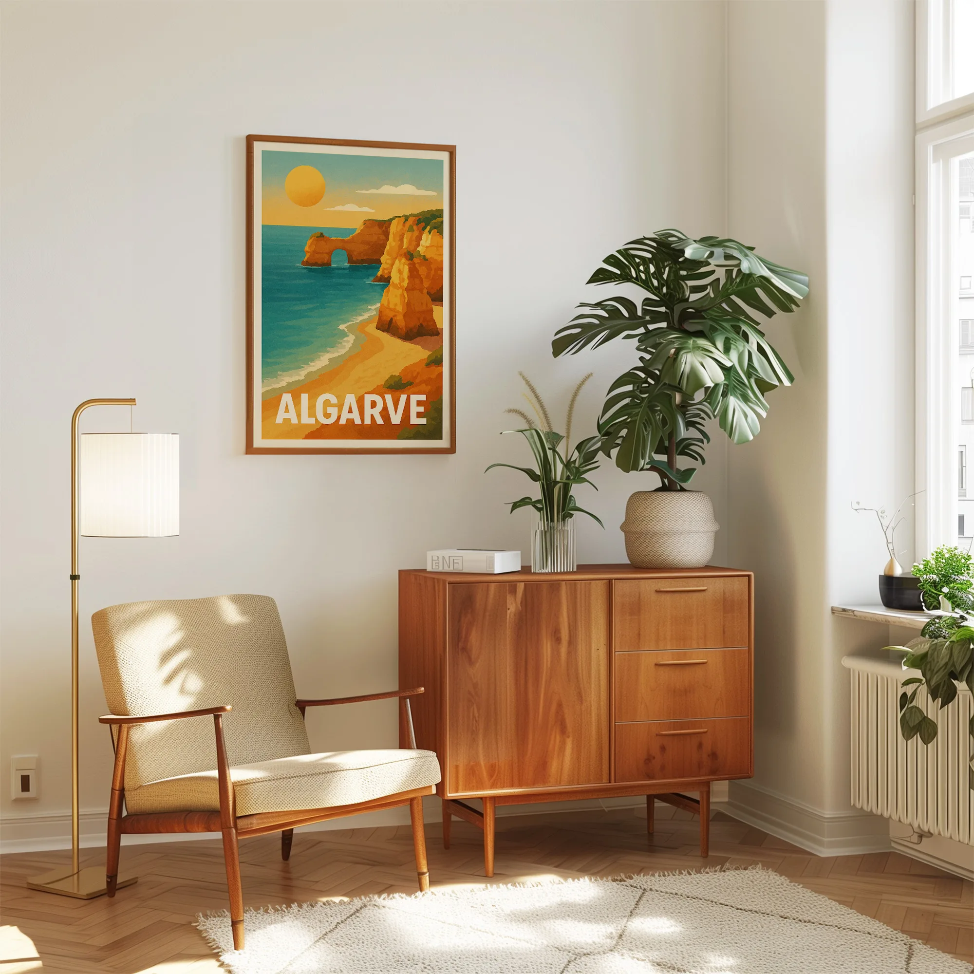Algarve graphic print