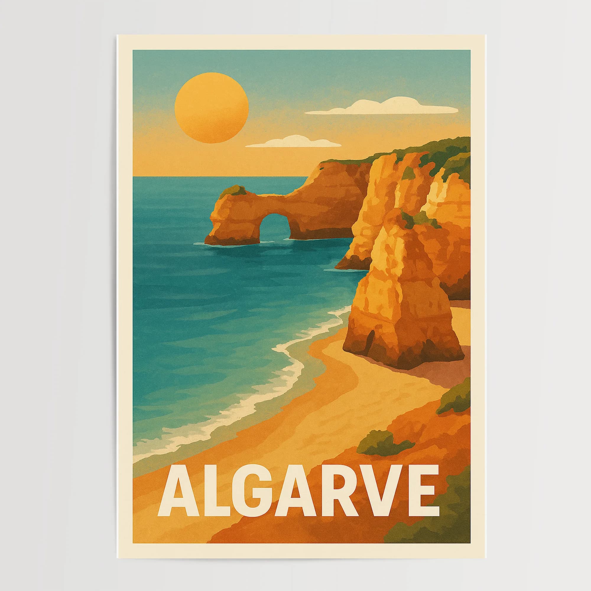 Algarve graphic print