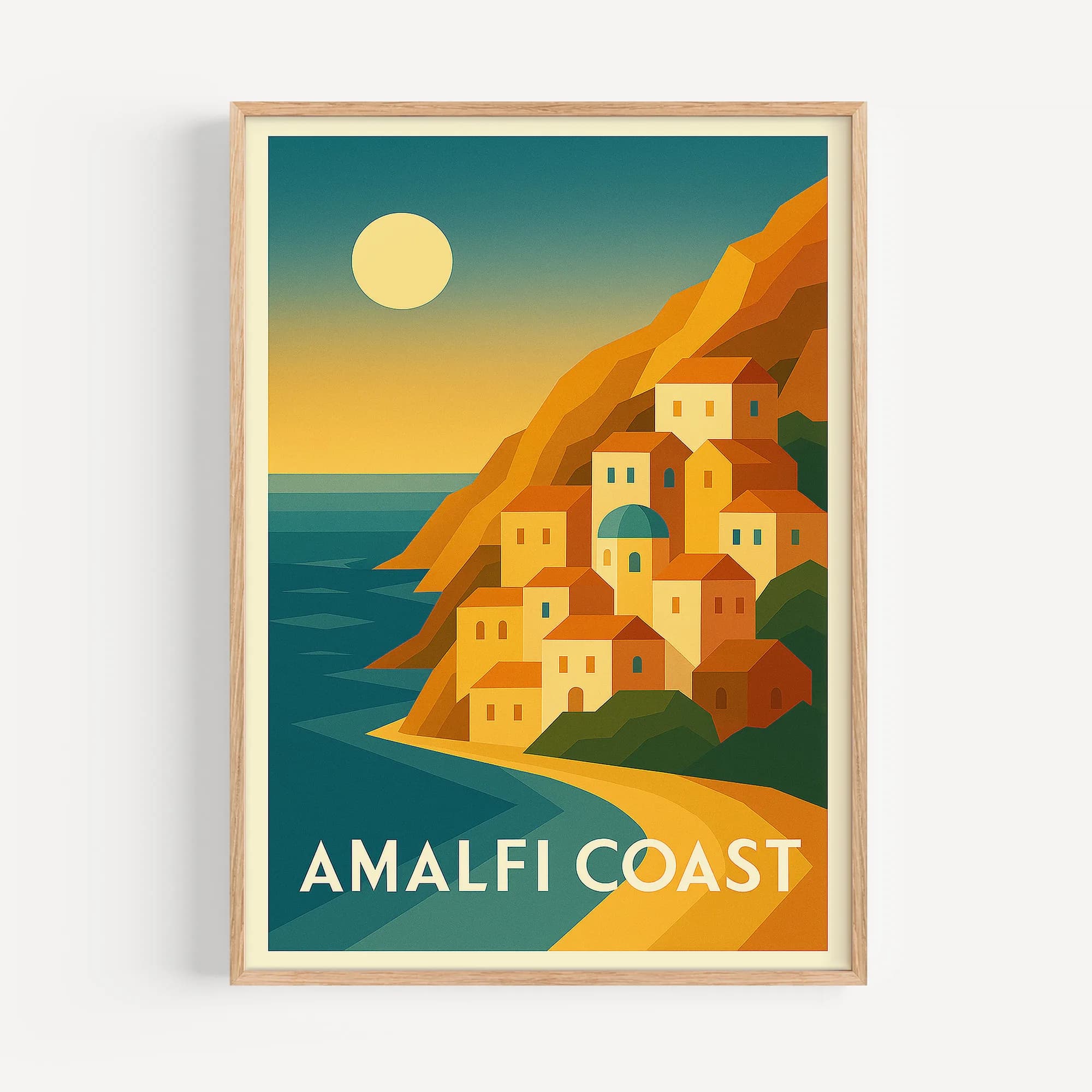 Amalfi graphic print