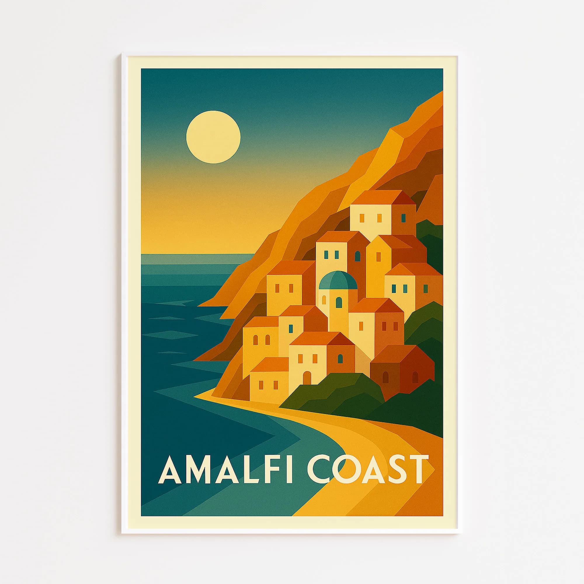 Amalfi graphic print