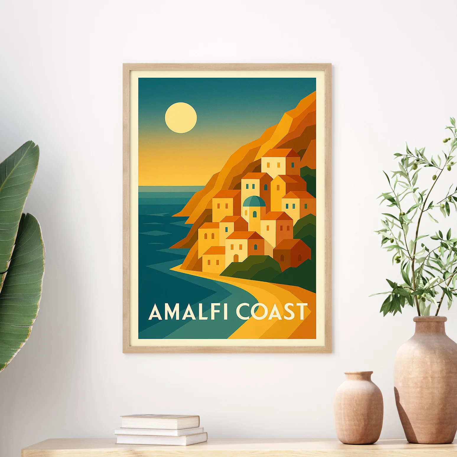 Amalfi graphic print