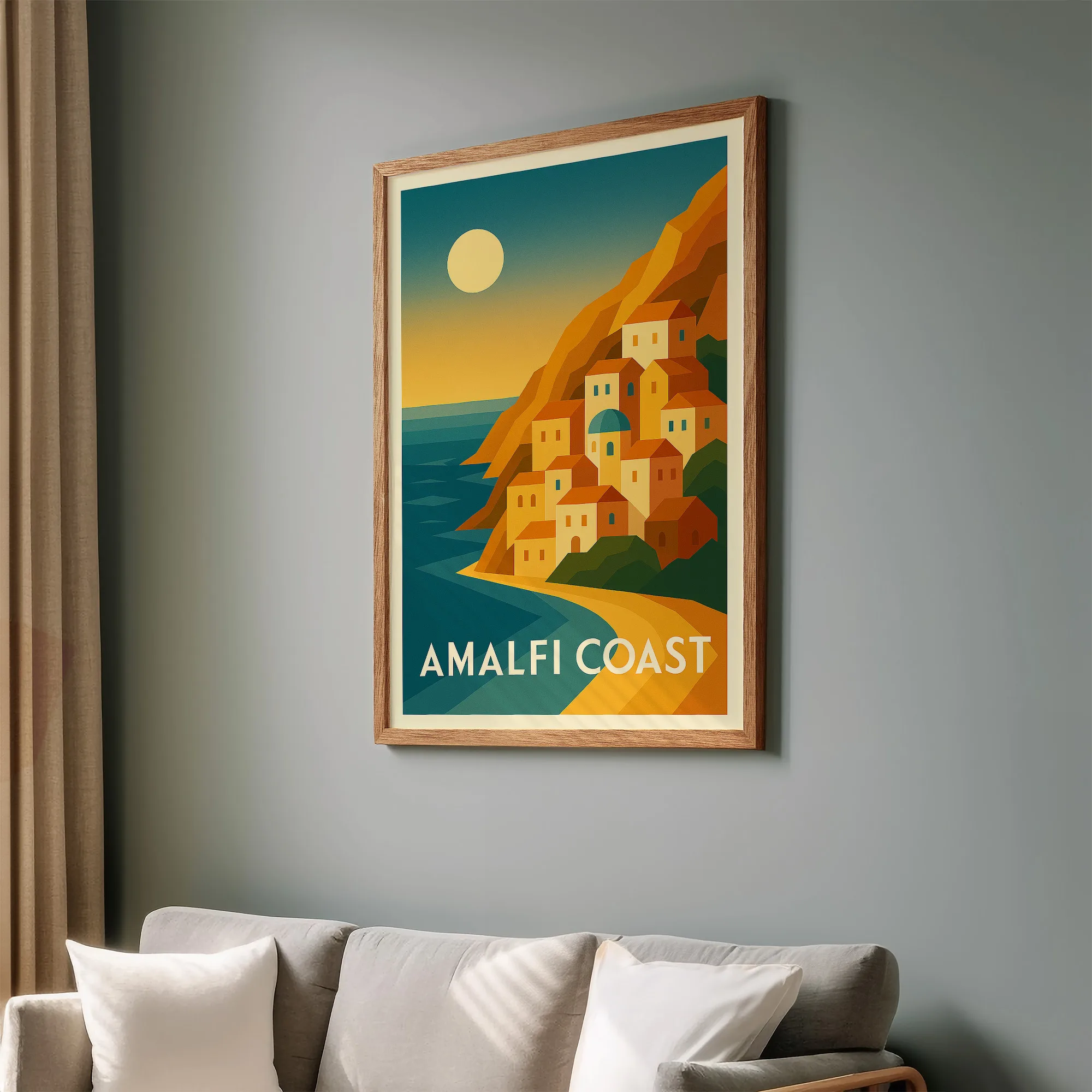Amalfi graphic print