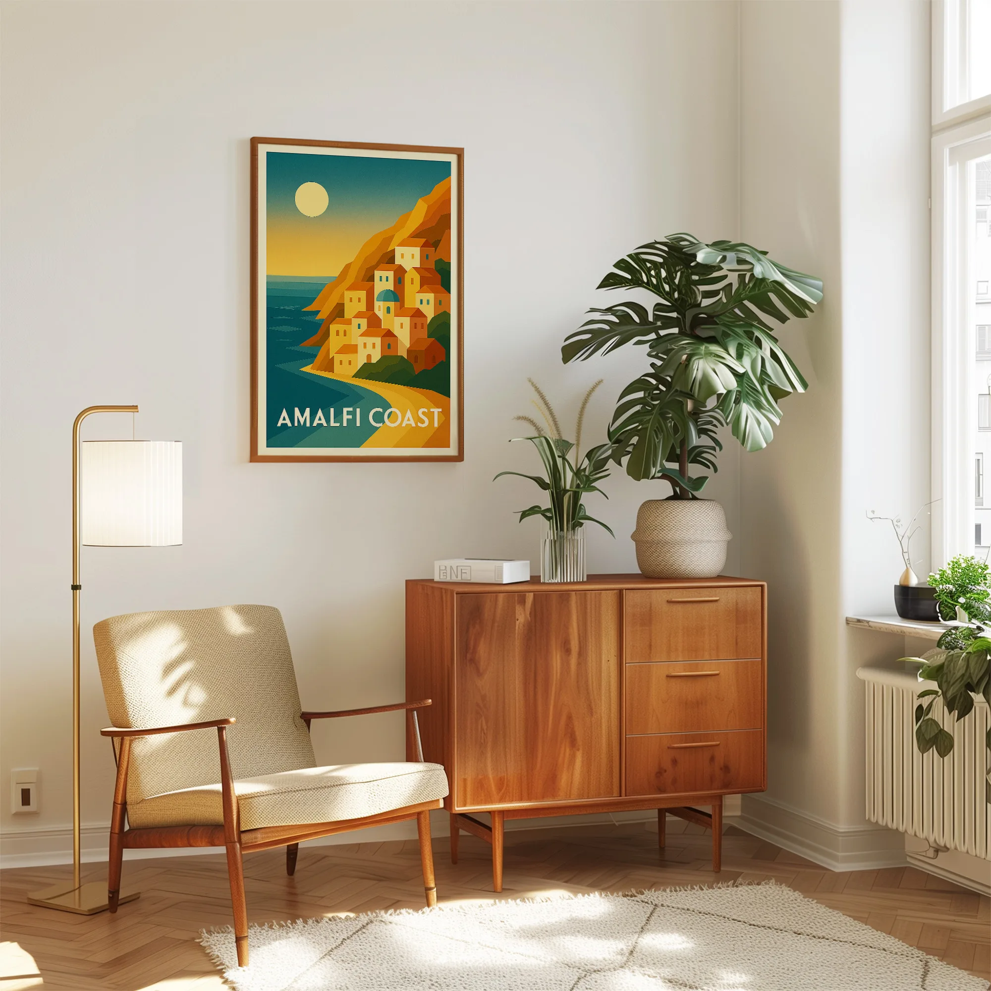 Amalfi graphic print