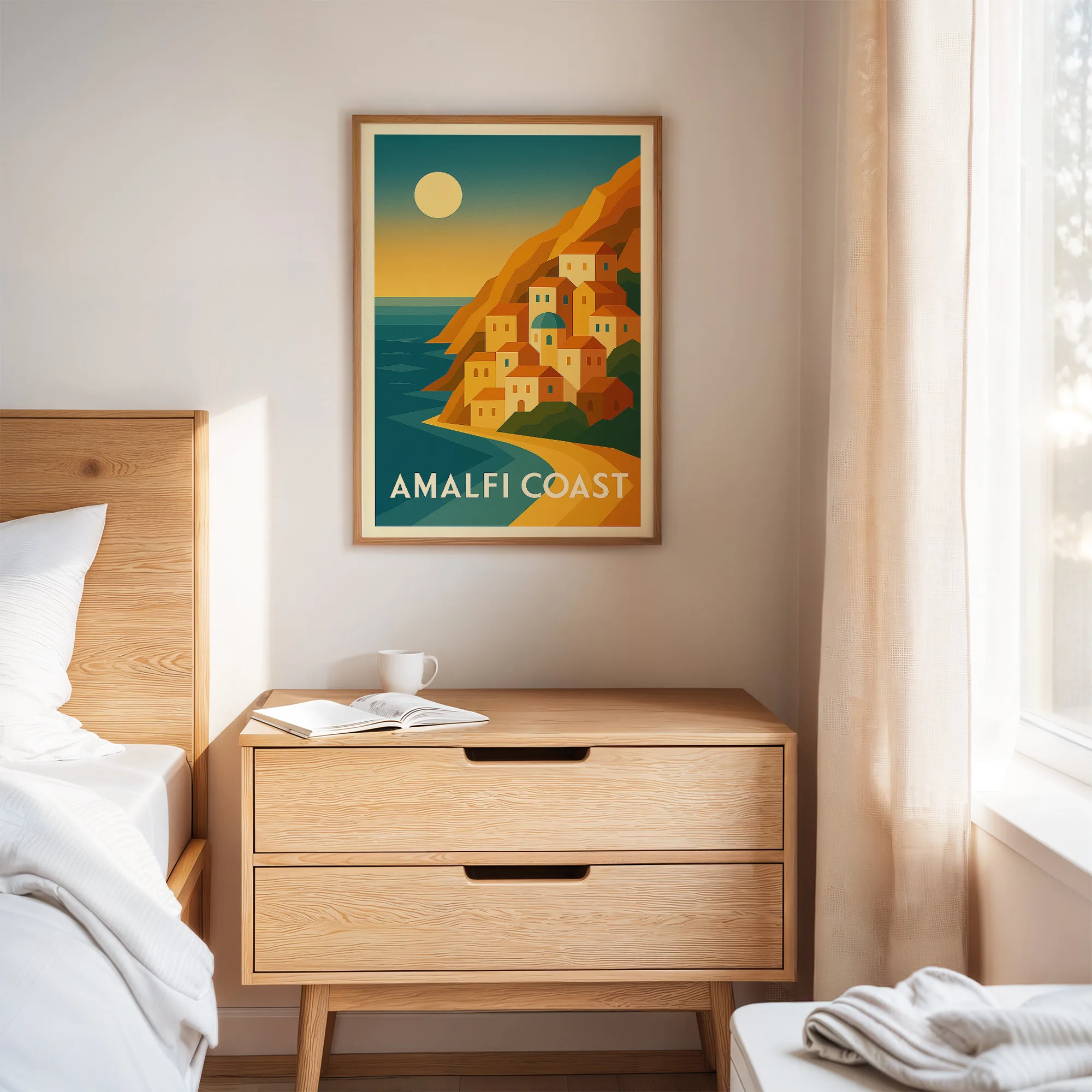 Amalfi graphic print