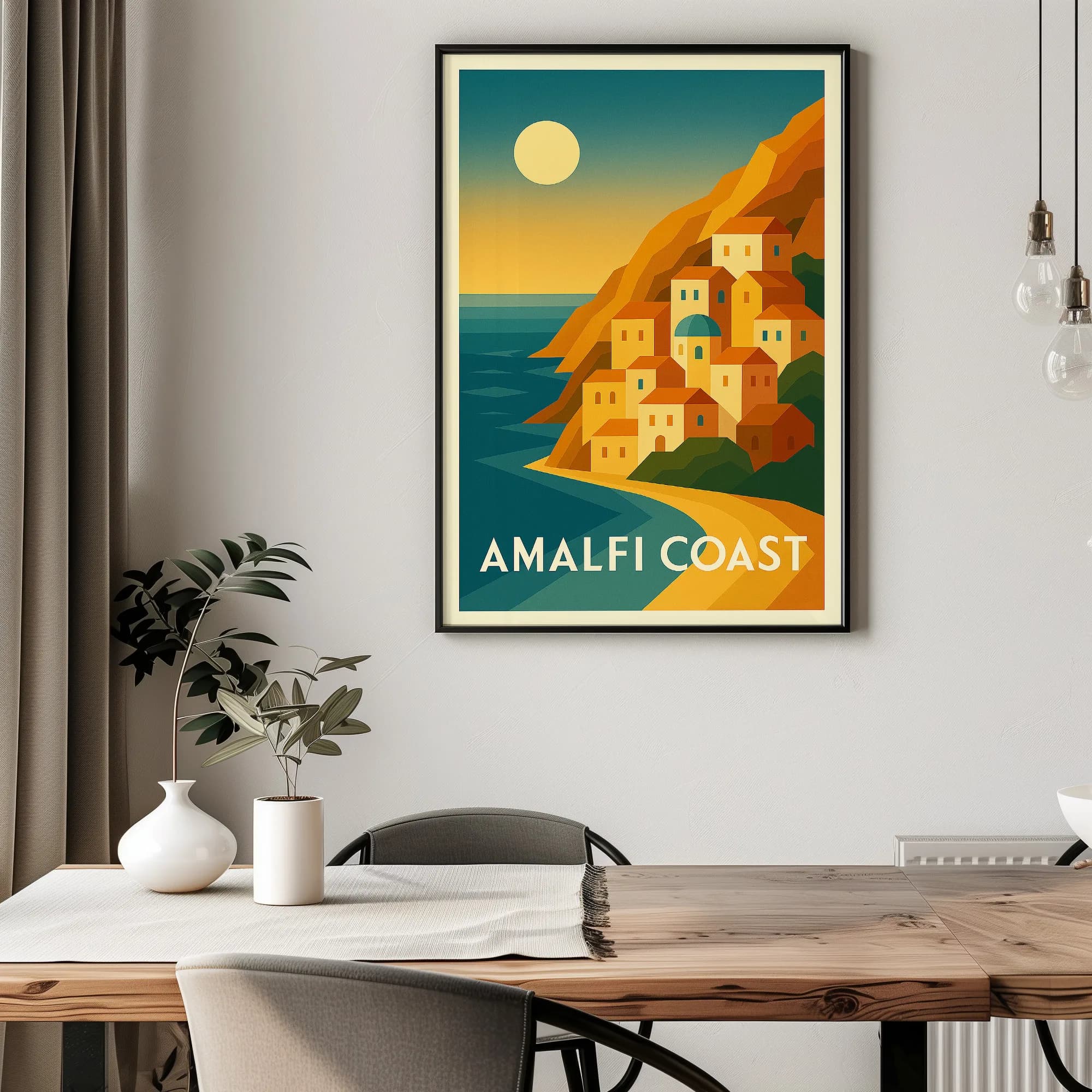 Amalfi graphic print