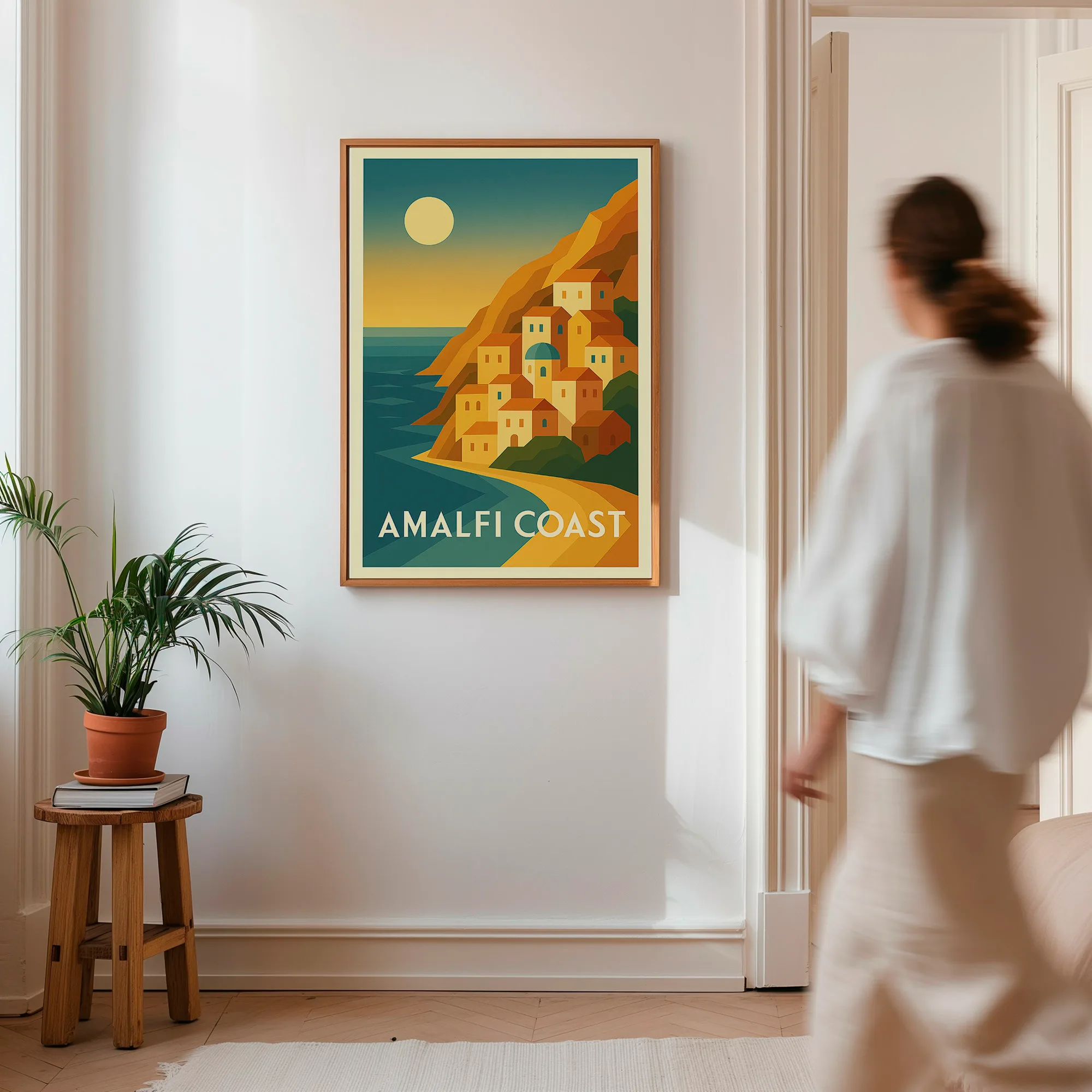 Amalfi graphic print