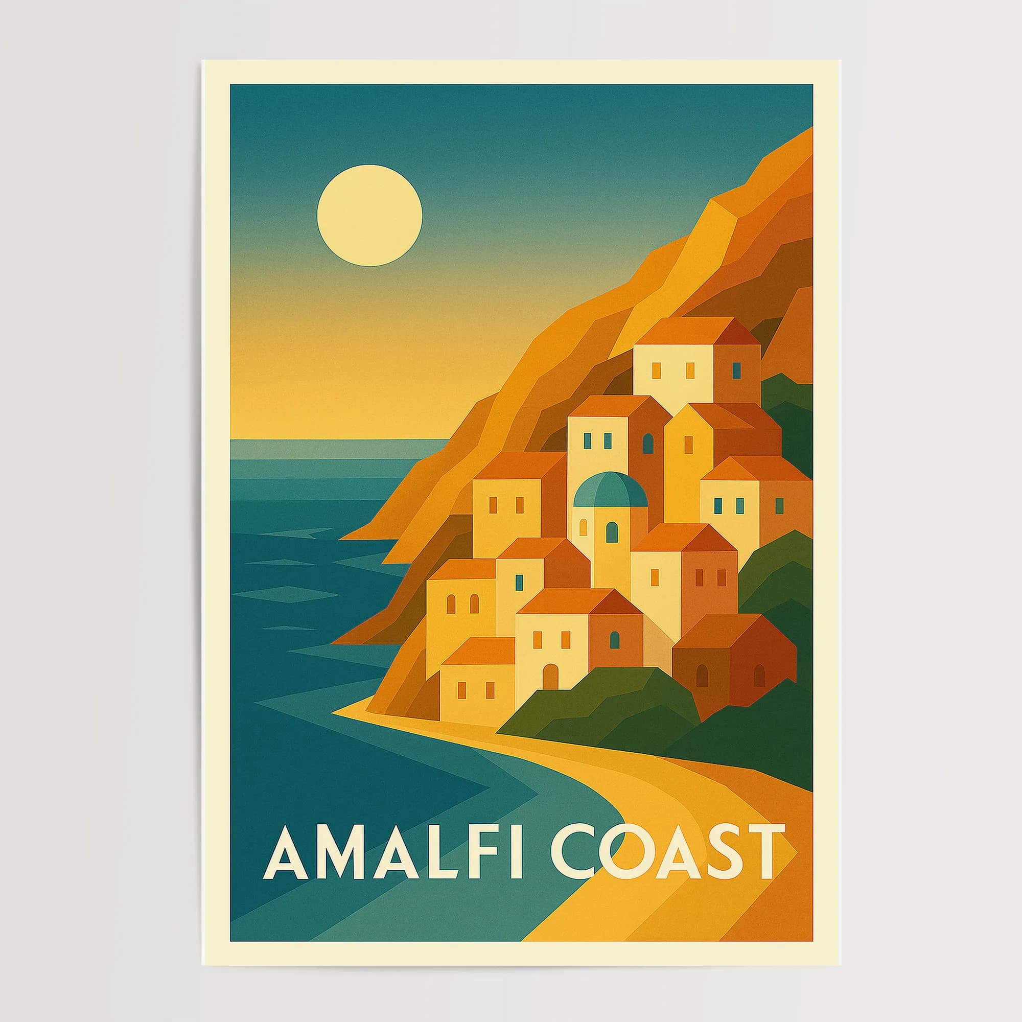 Amalfi graphic print