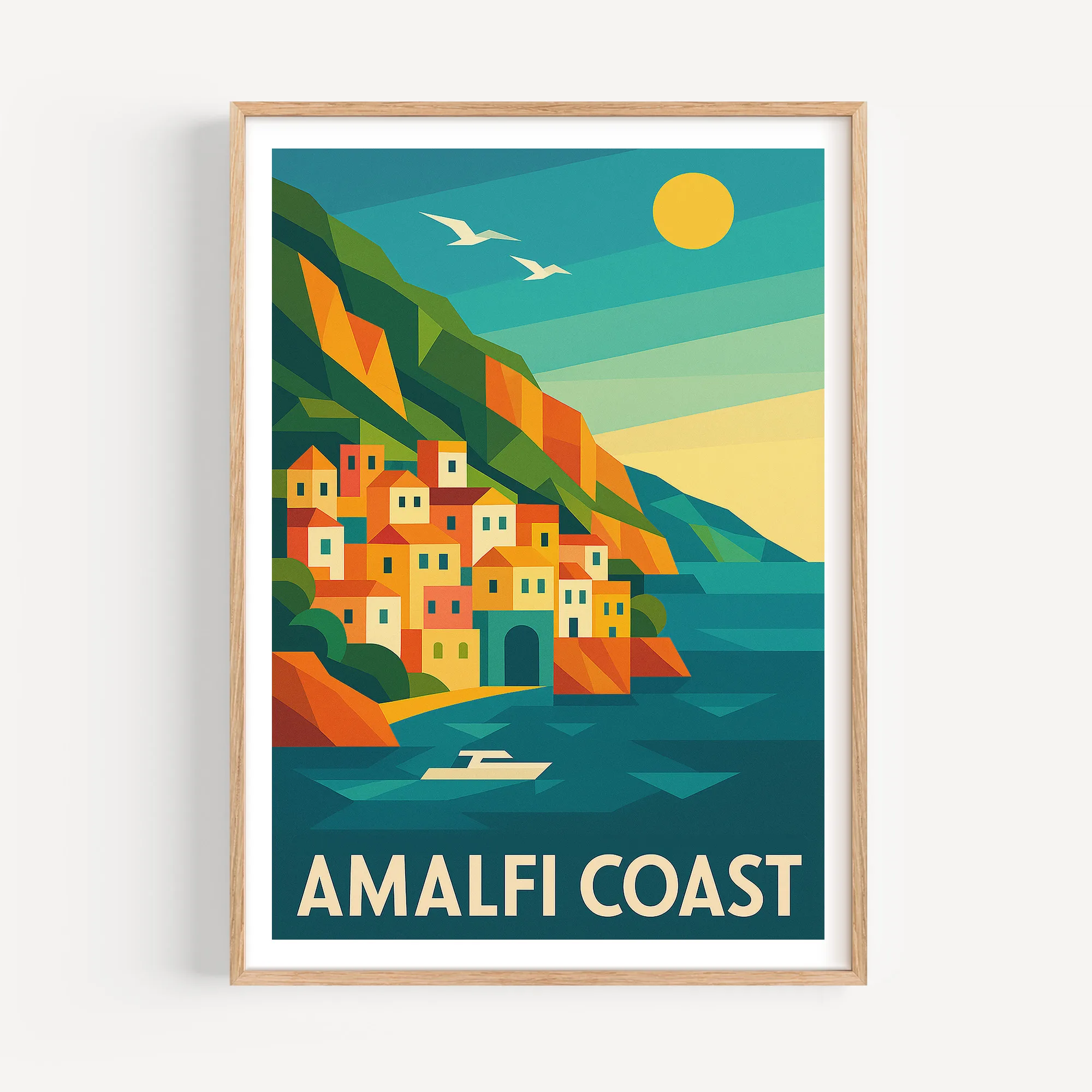 Amalfi graphic print