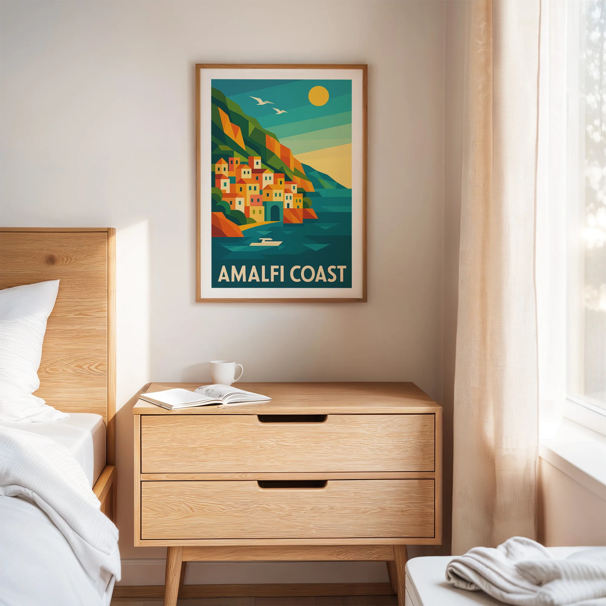 Amalfi graphic print