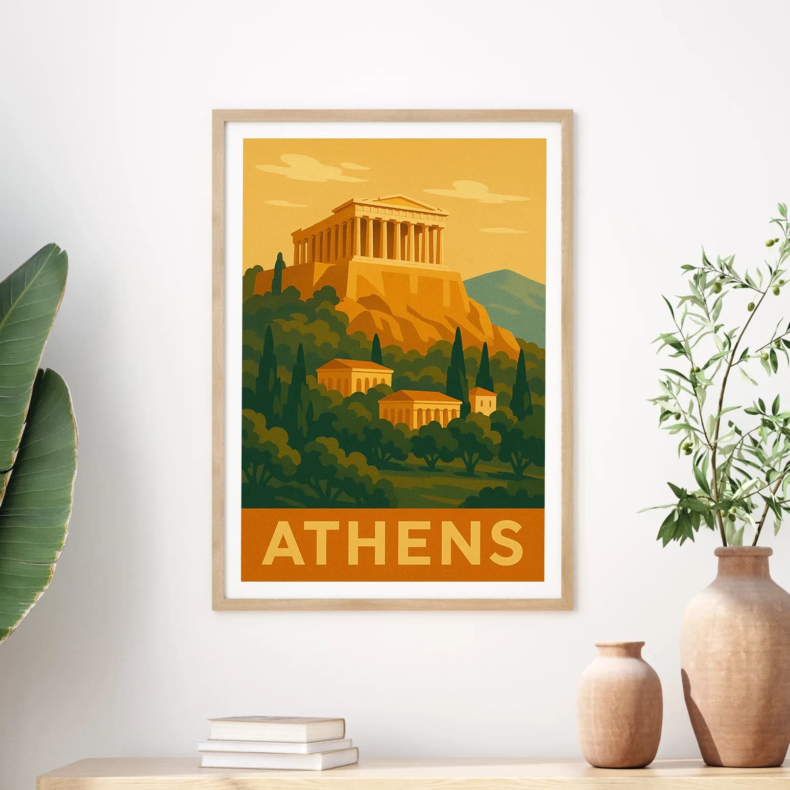 Athens graphic print