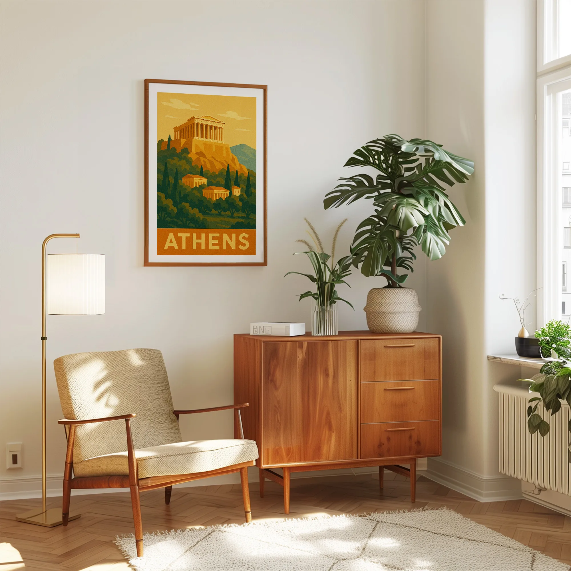 Athens graphic print