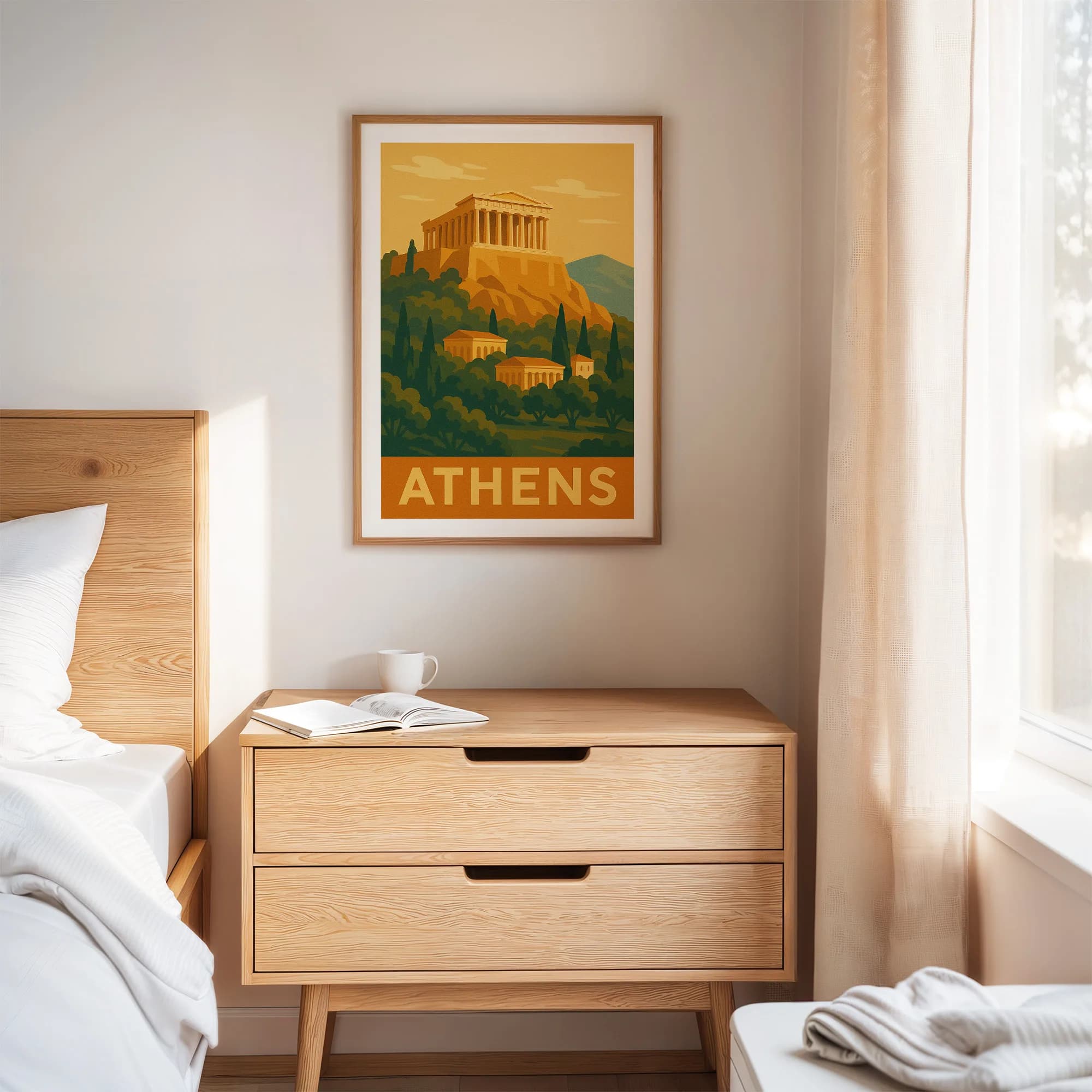 Athens graphic print