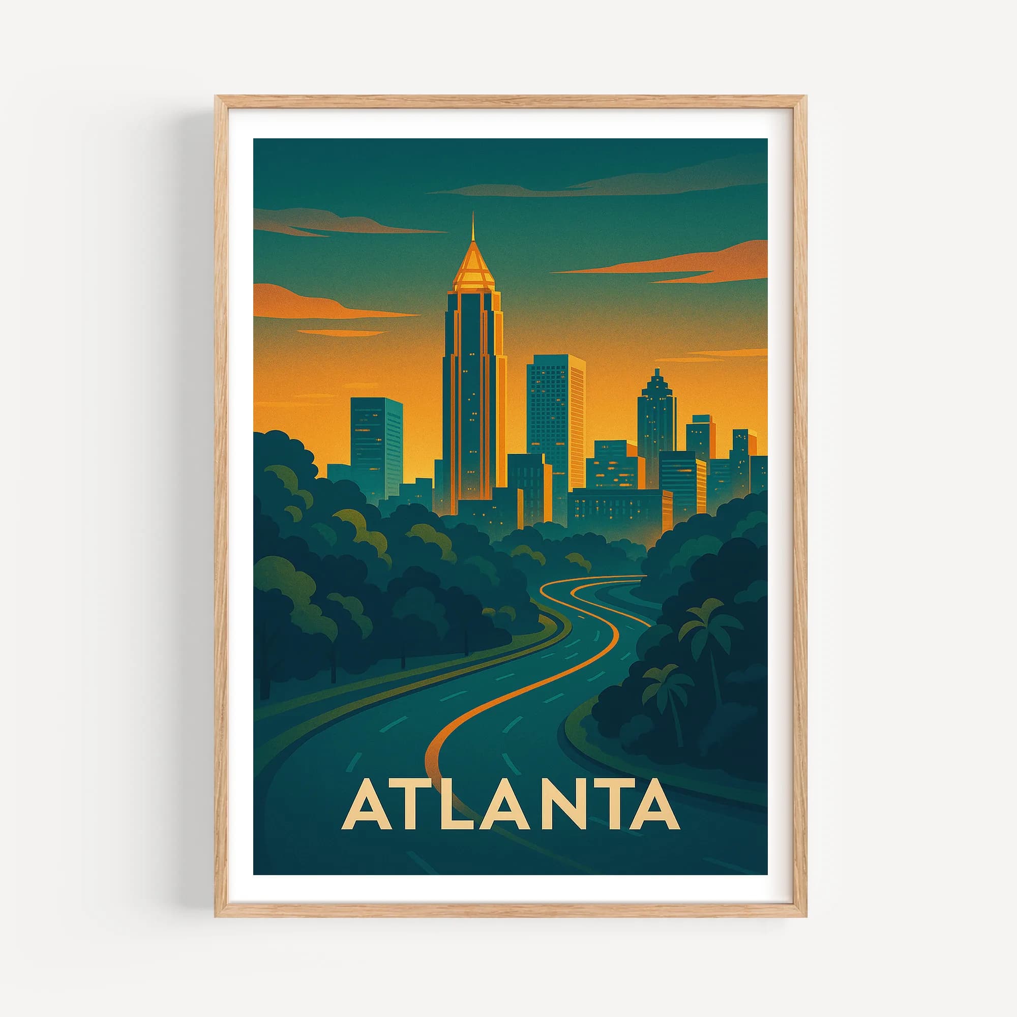 Atlanta graphic print