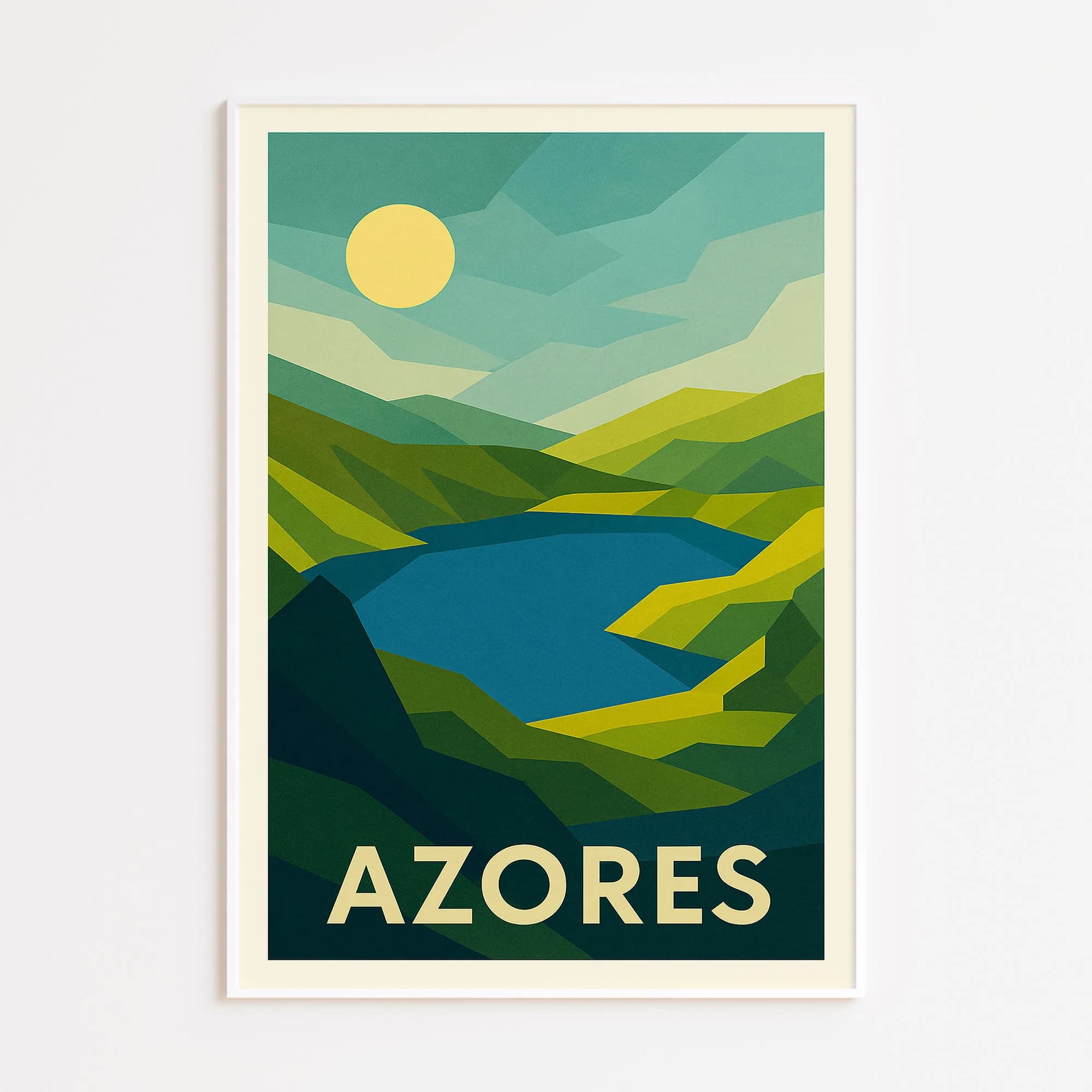 Azores graphic print