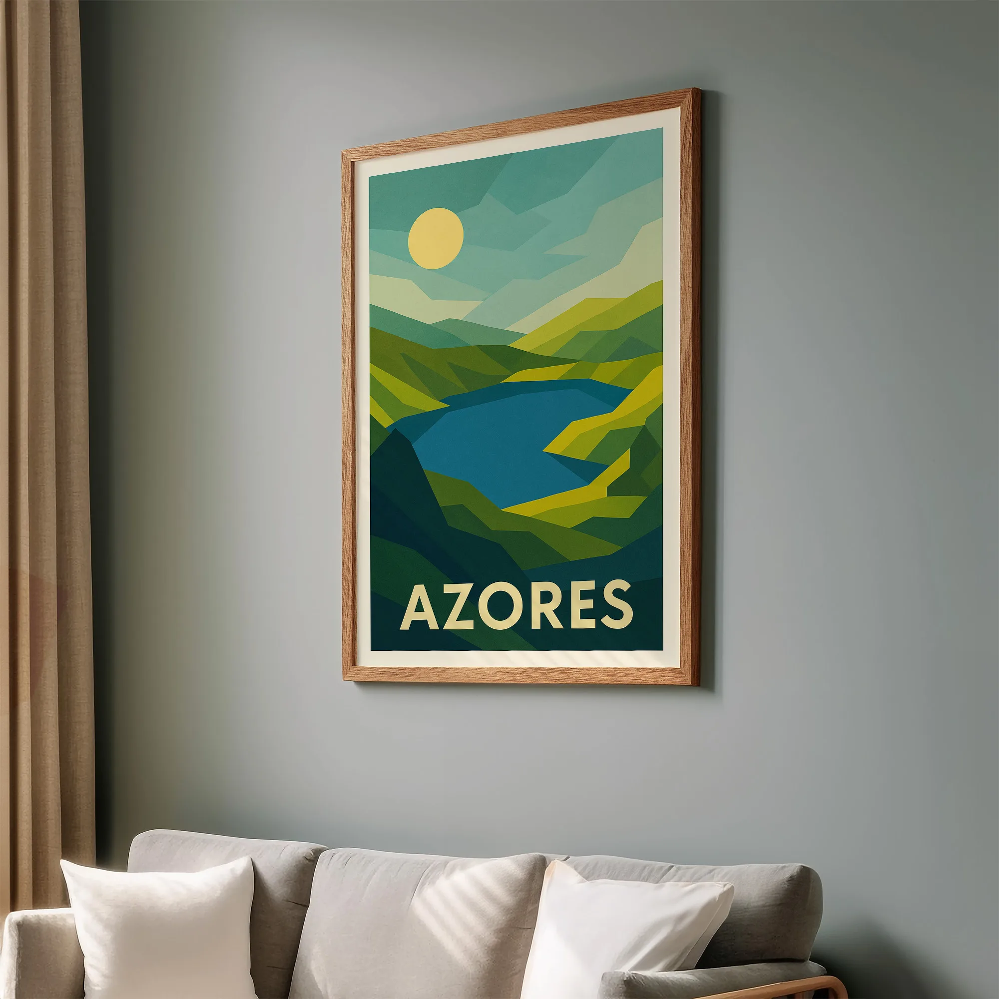 Azores graphic print