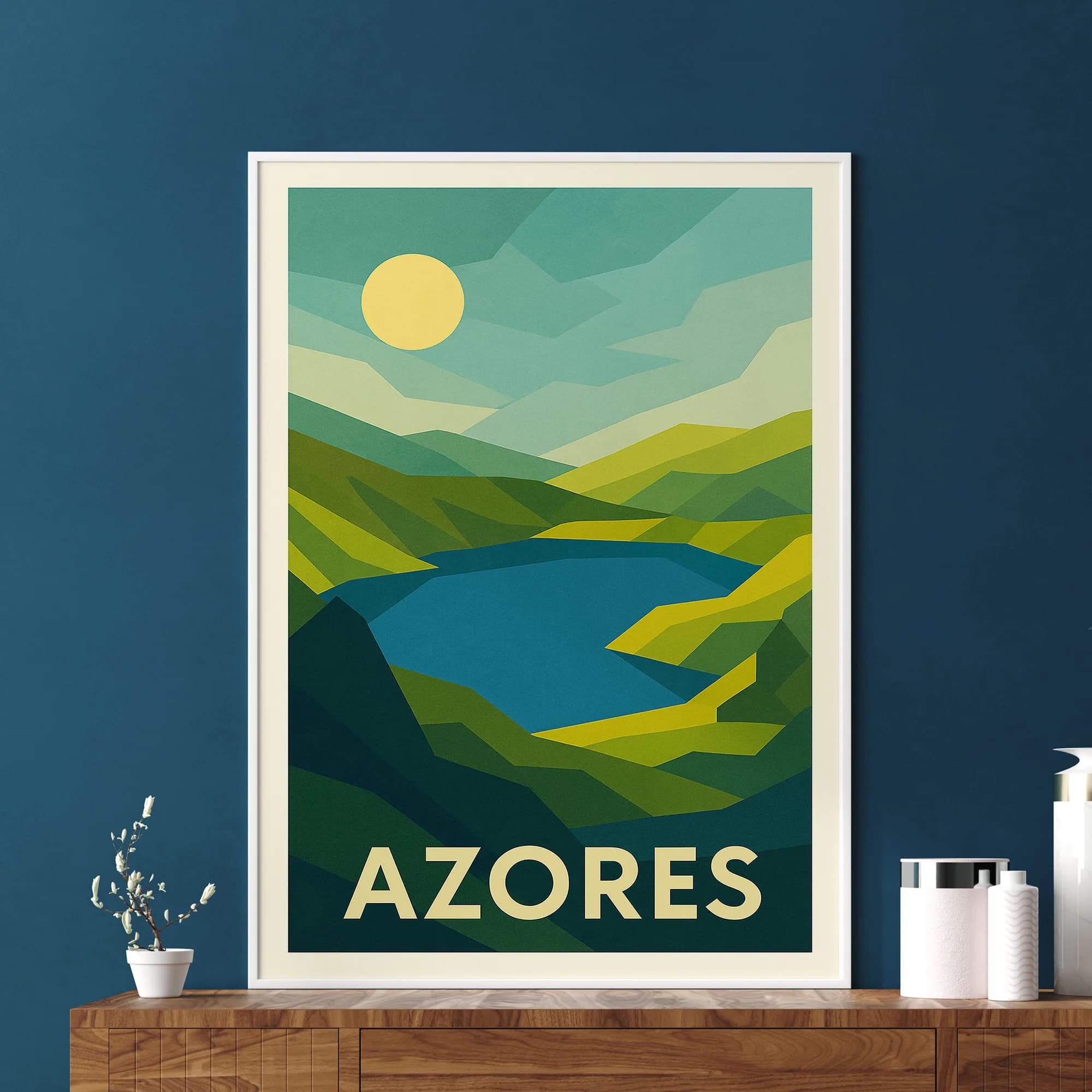 Azores graphic print