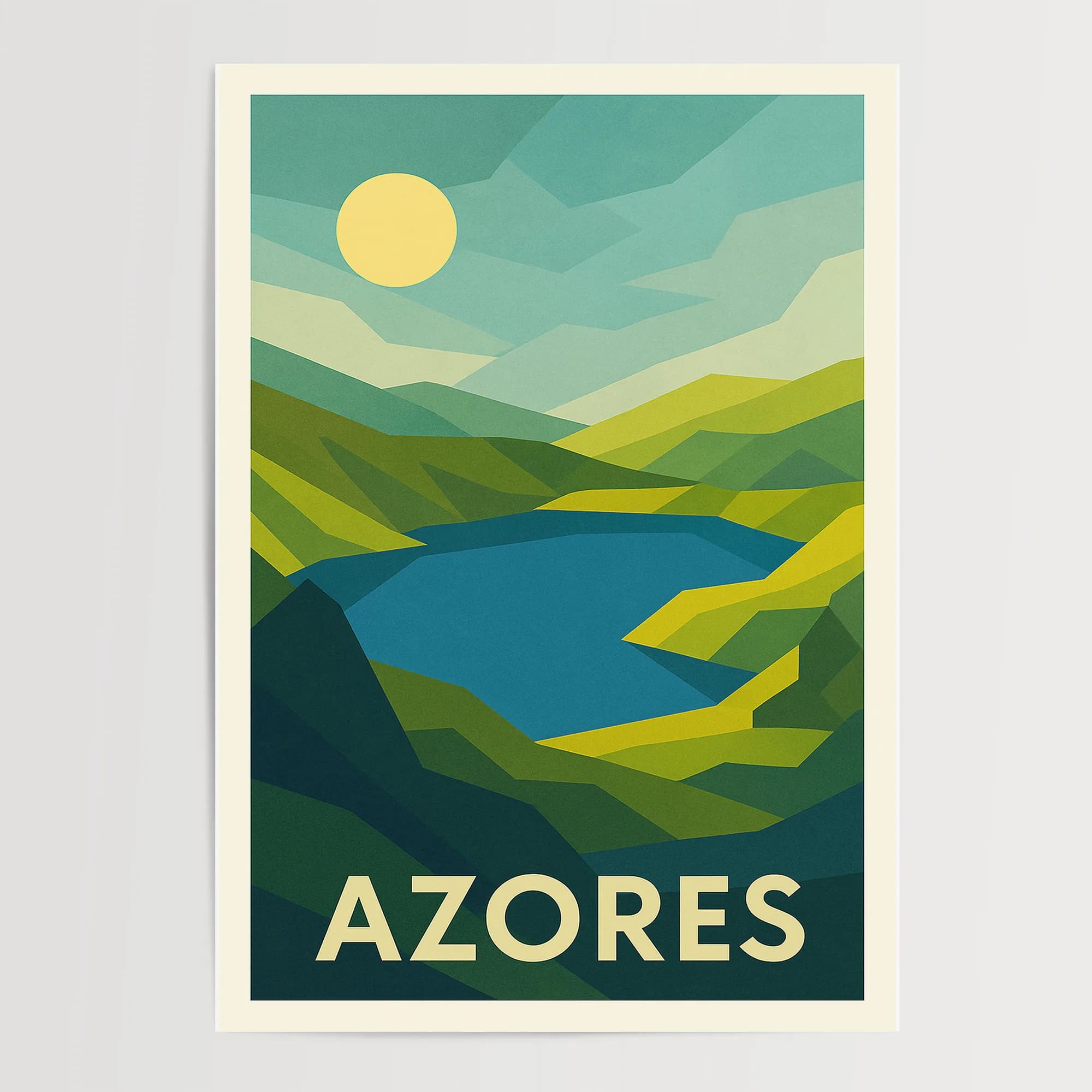 Azores graphic print