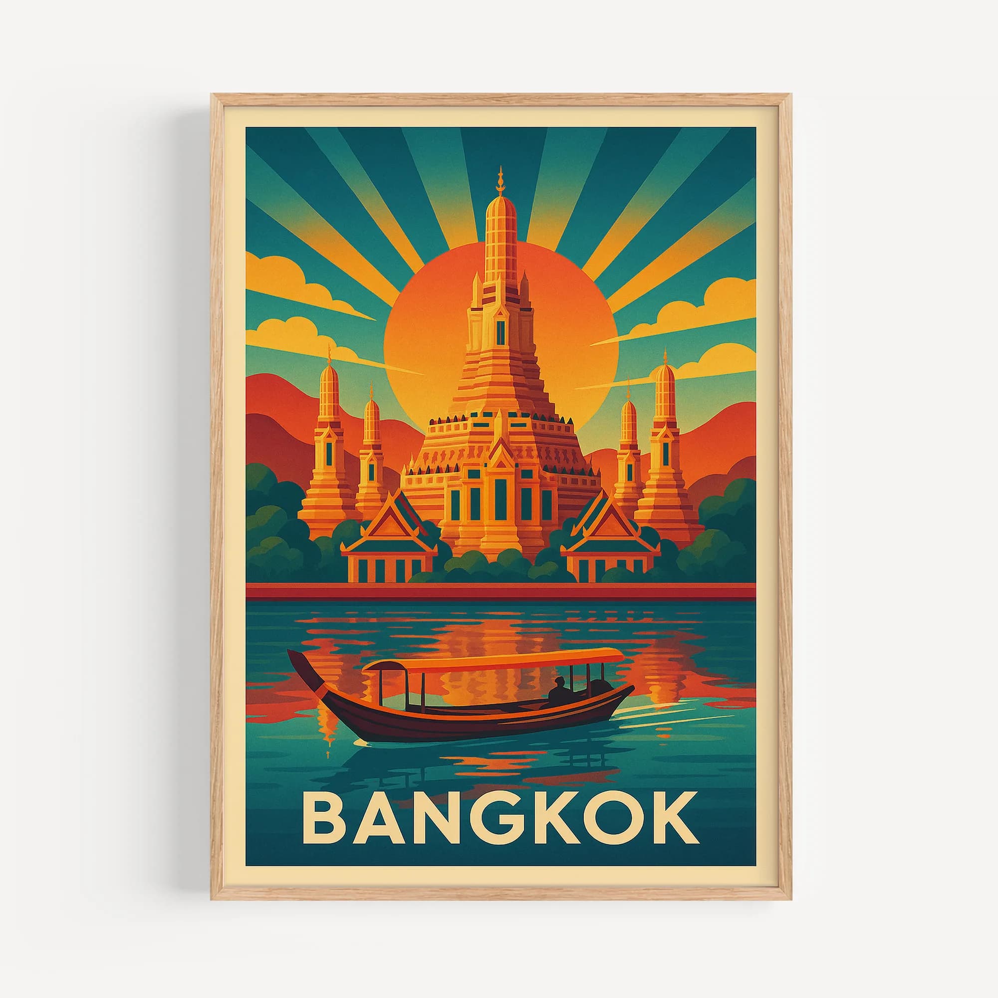 Bangkok graphic print