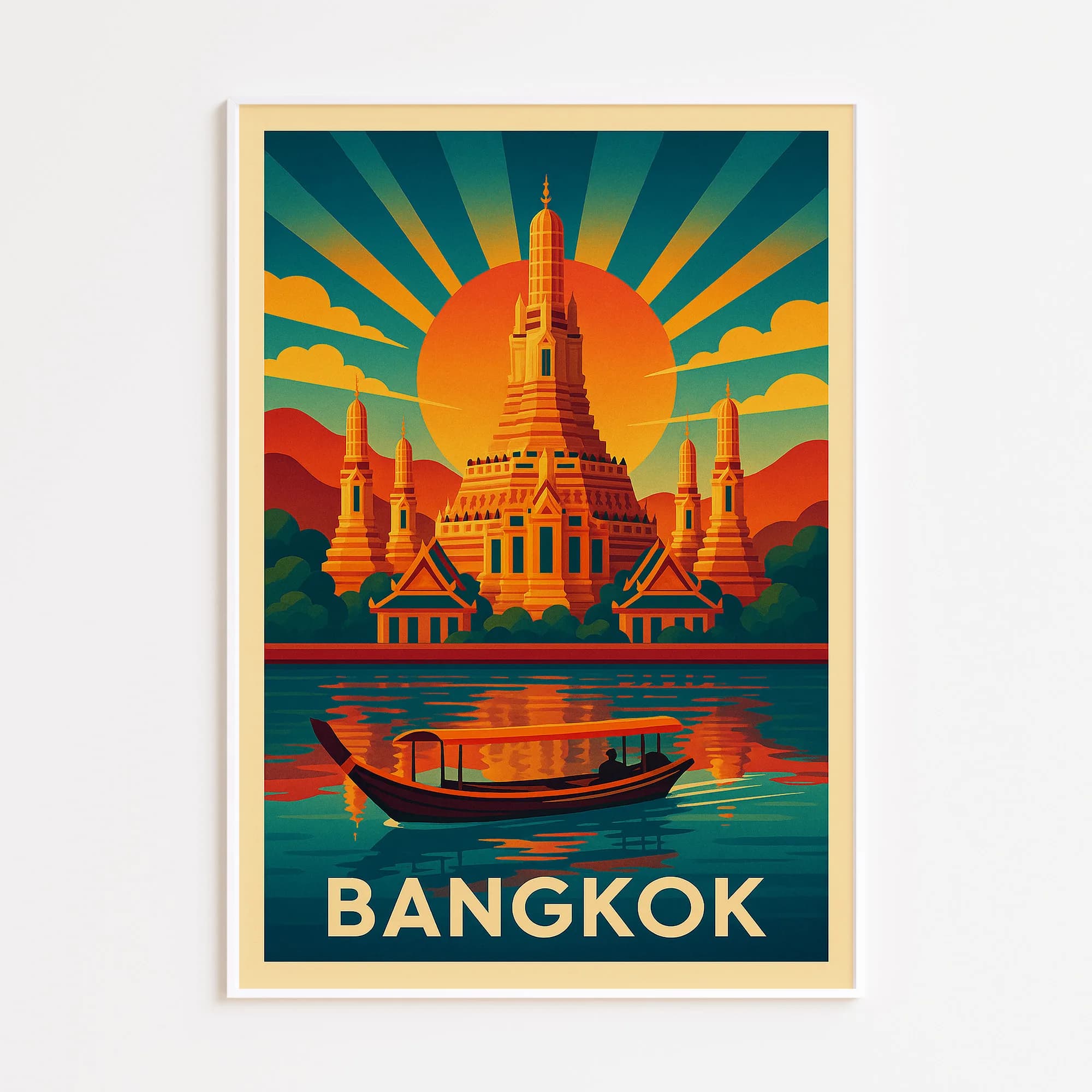 Bangkok graphic print