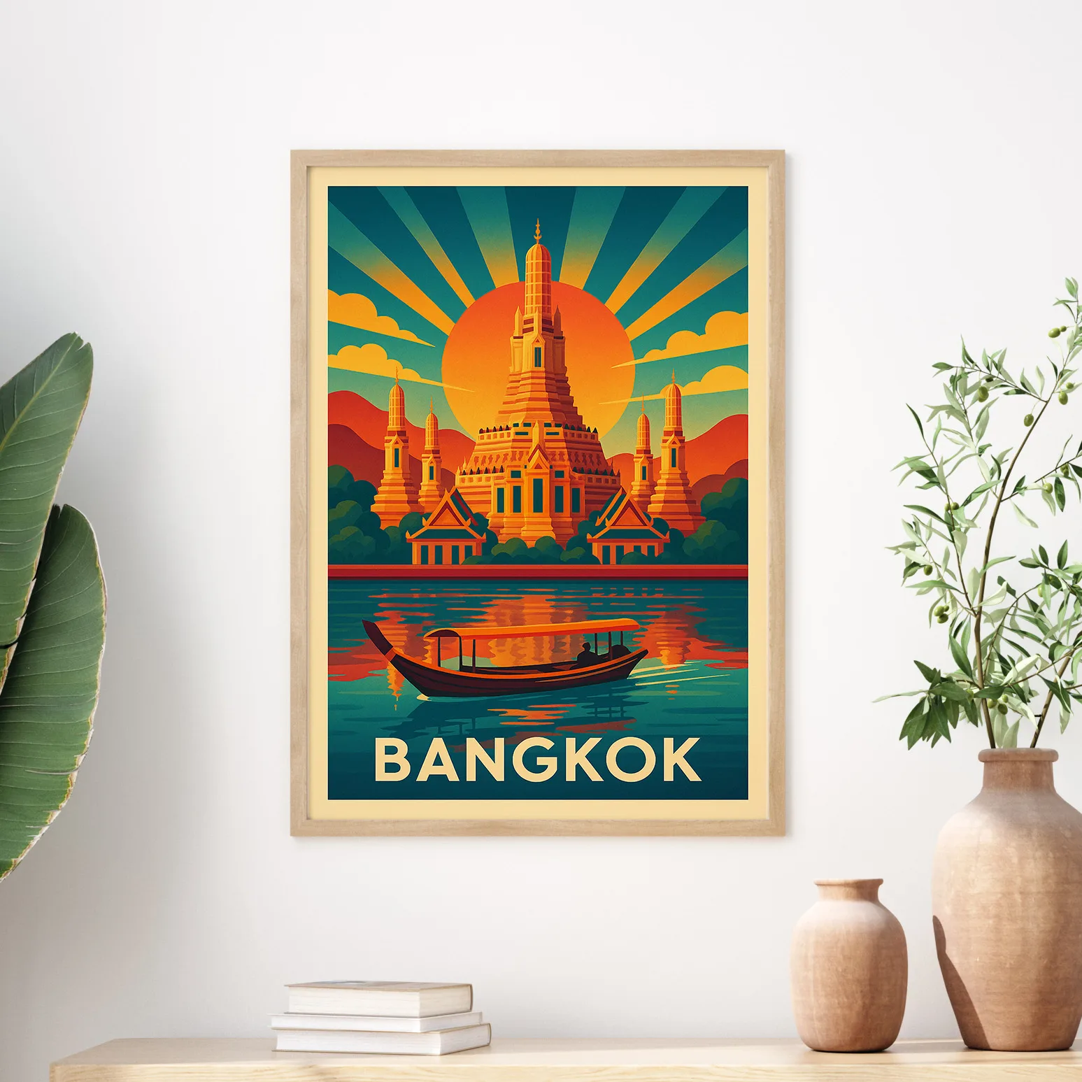 Bangkok graphic print
