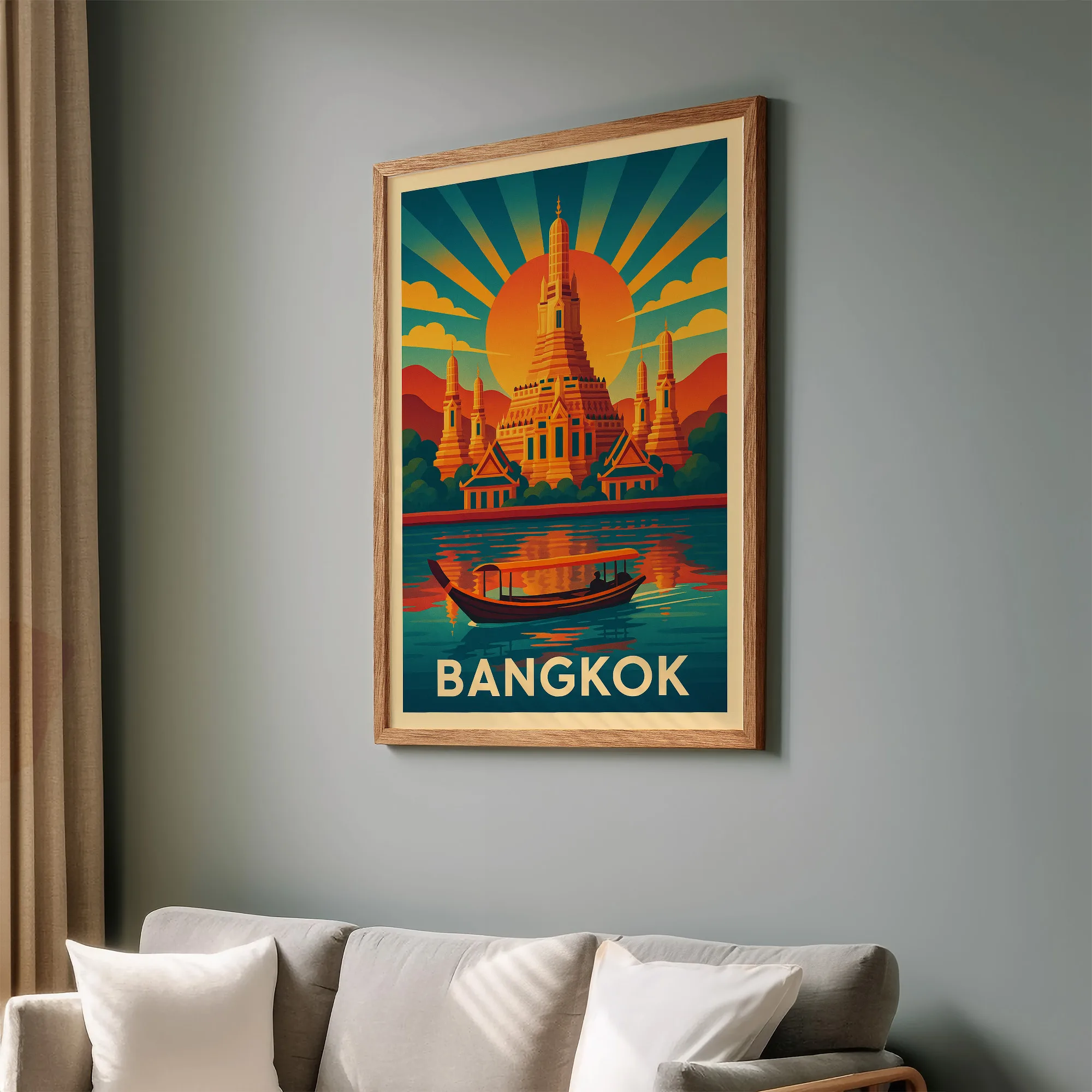 Bangkok graphic print