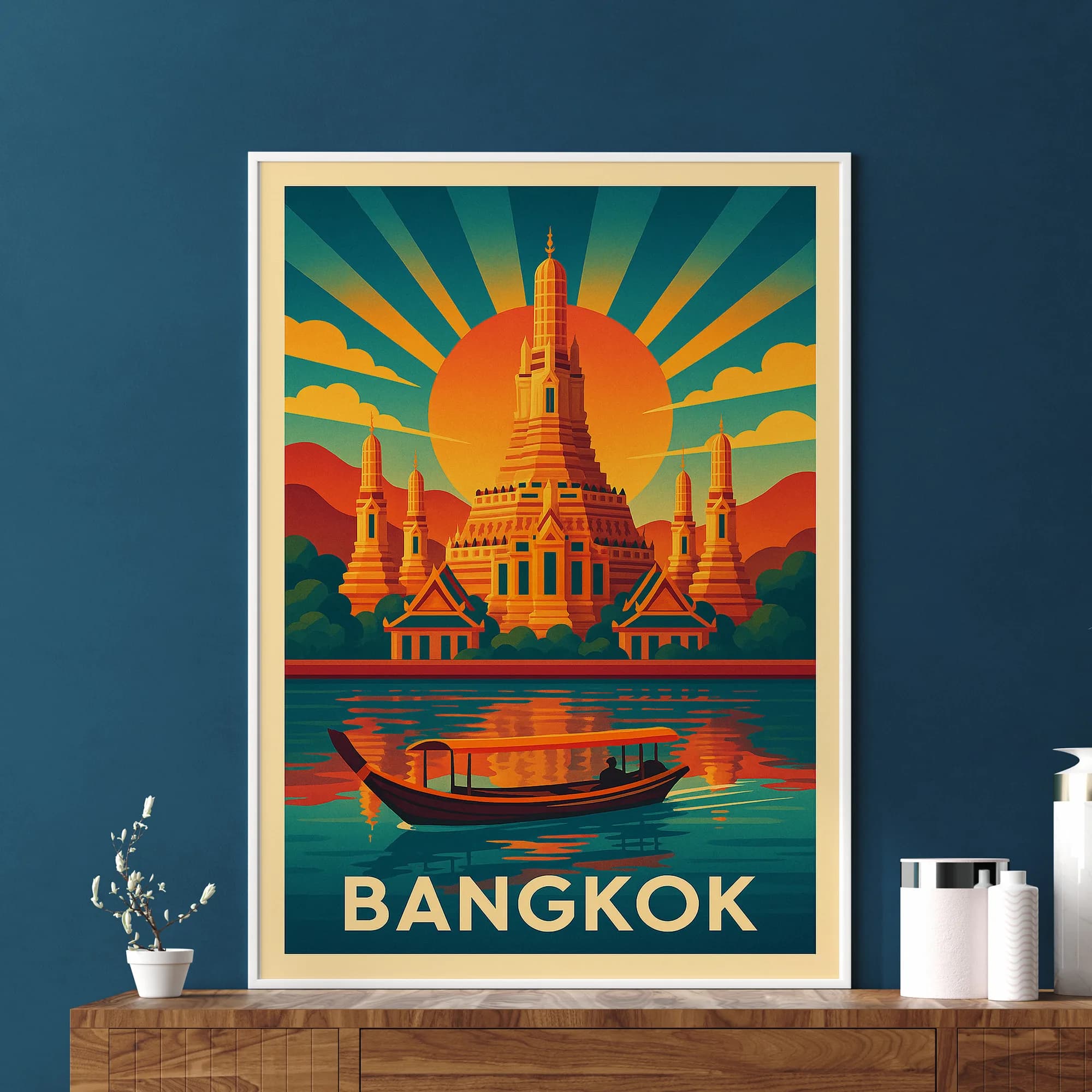 Bangkok graphic print