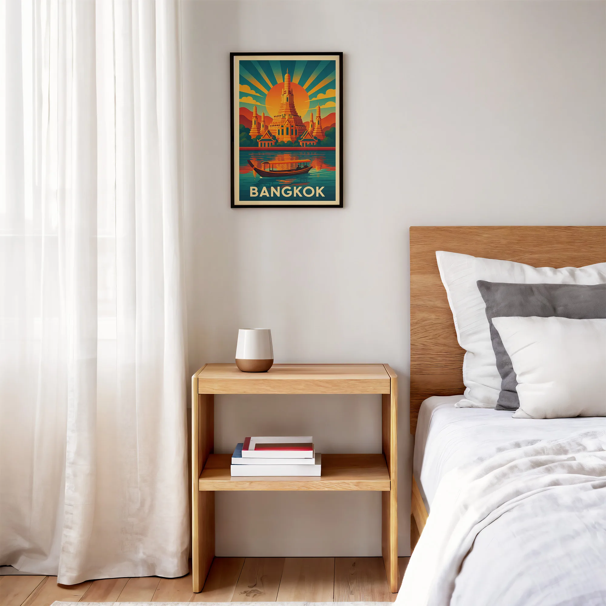 Bangkok graphic print