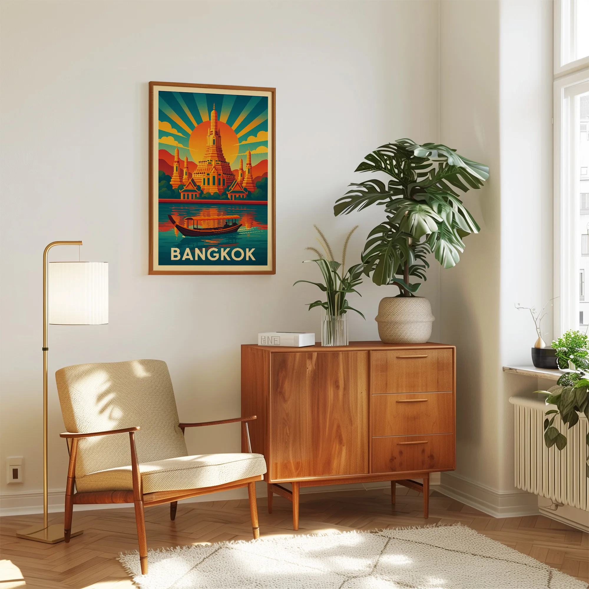 Bangkok graphic print